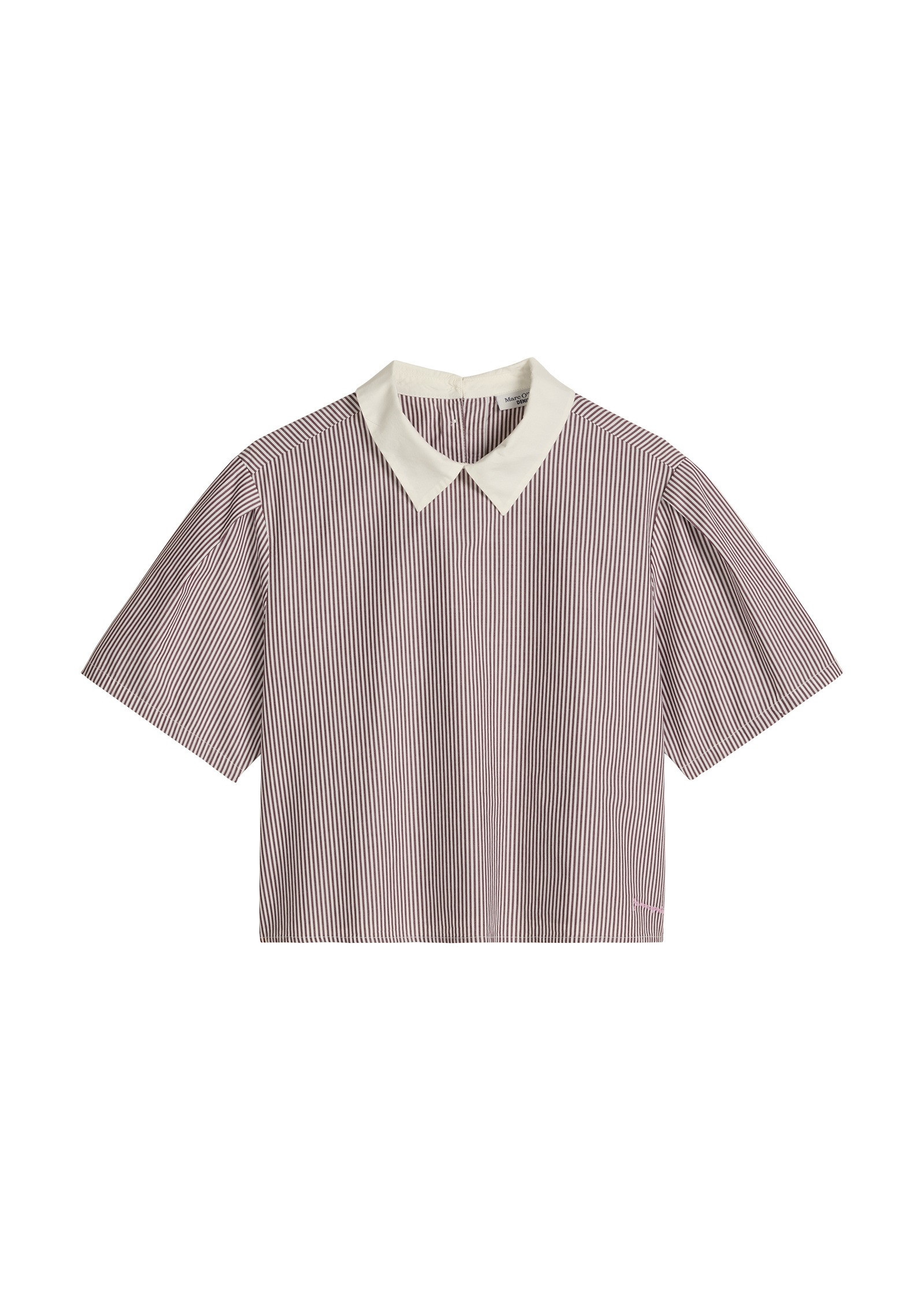 Marc O'Polo DENIM Kurzarmbluse »aus Papertouch Popeline«