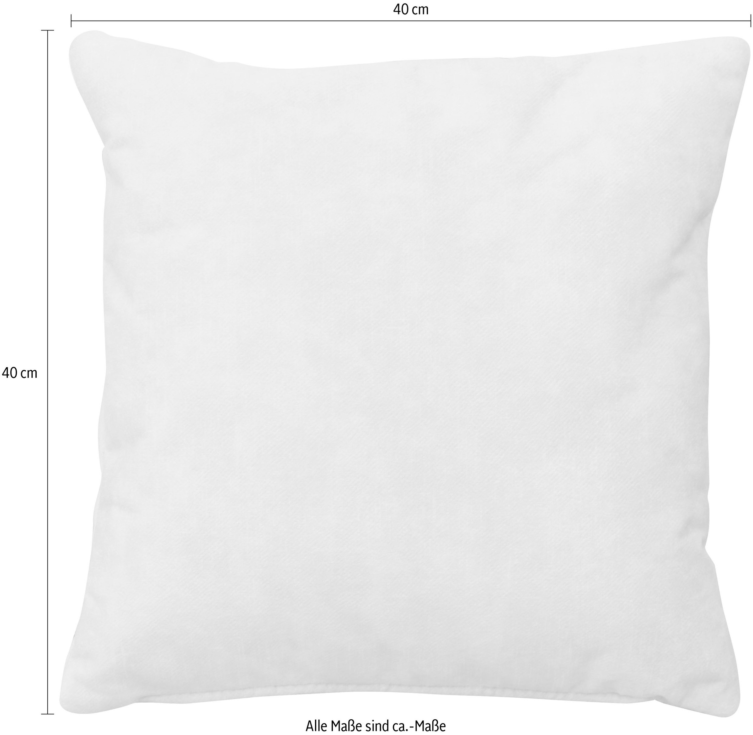 OTTO home Dekokissen »Greve« Dekokissen mit Füllung, Sofakissen 3er Set 40x40cm