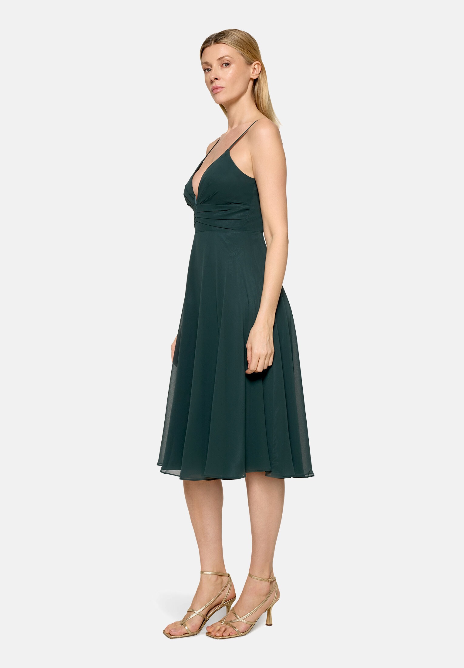 Vera Mont Chiffonkleid »Damen mit V-Ausschnitt« Ohne Tasche