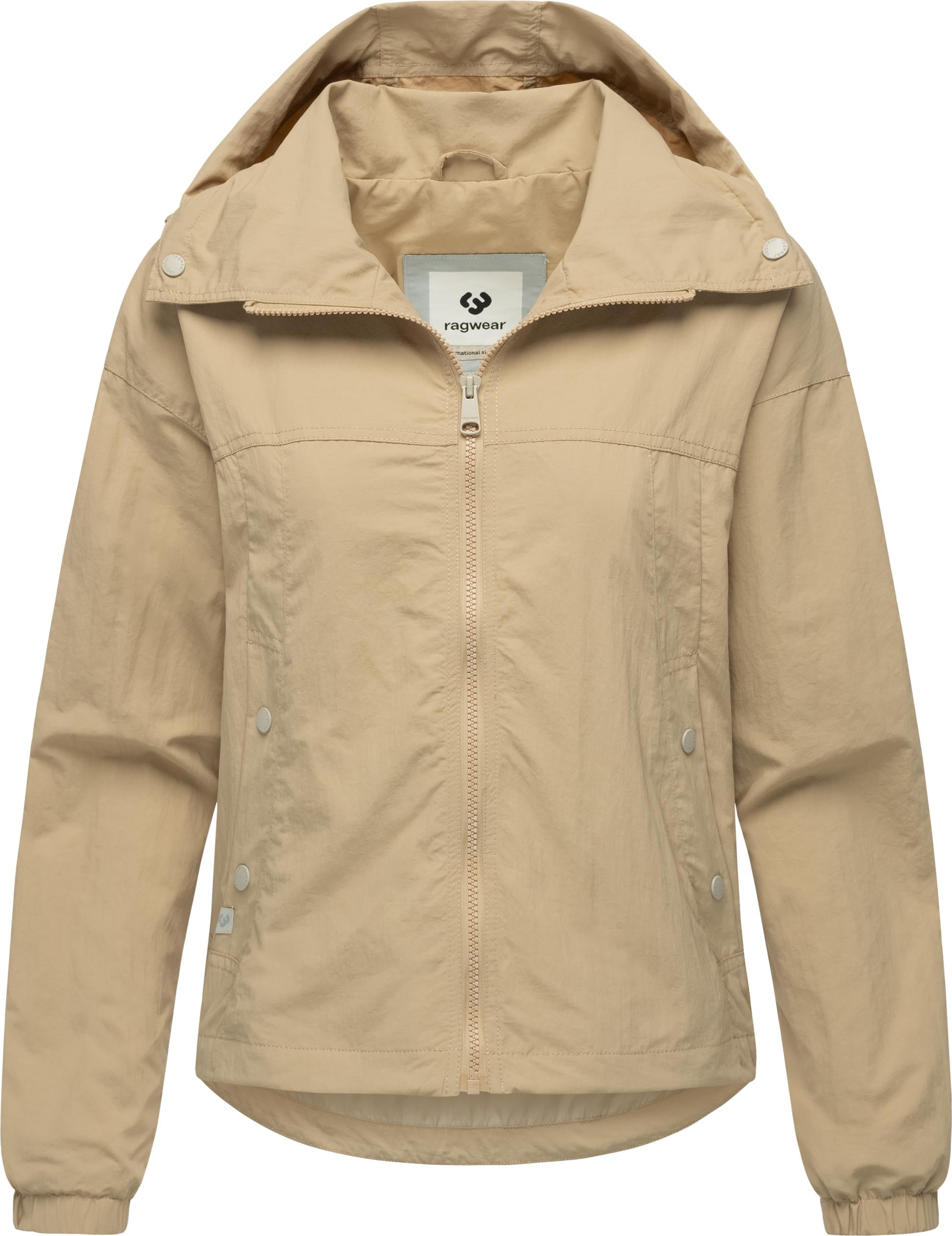 Ragwear Outdoorjacke »Cerys«, mit Kapuze, kurze Damen Übergangsjacke mit verstaubarer Kapuze