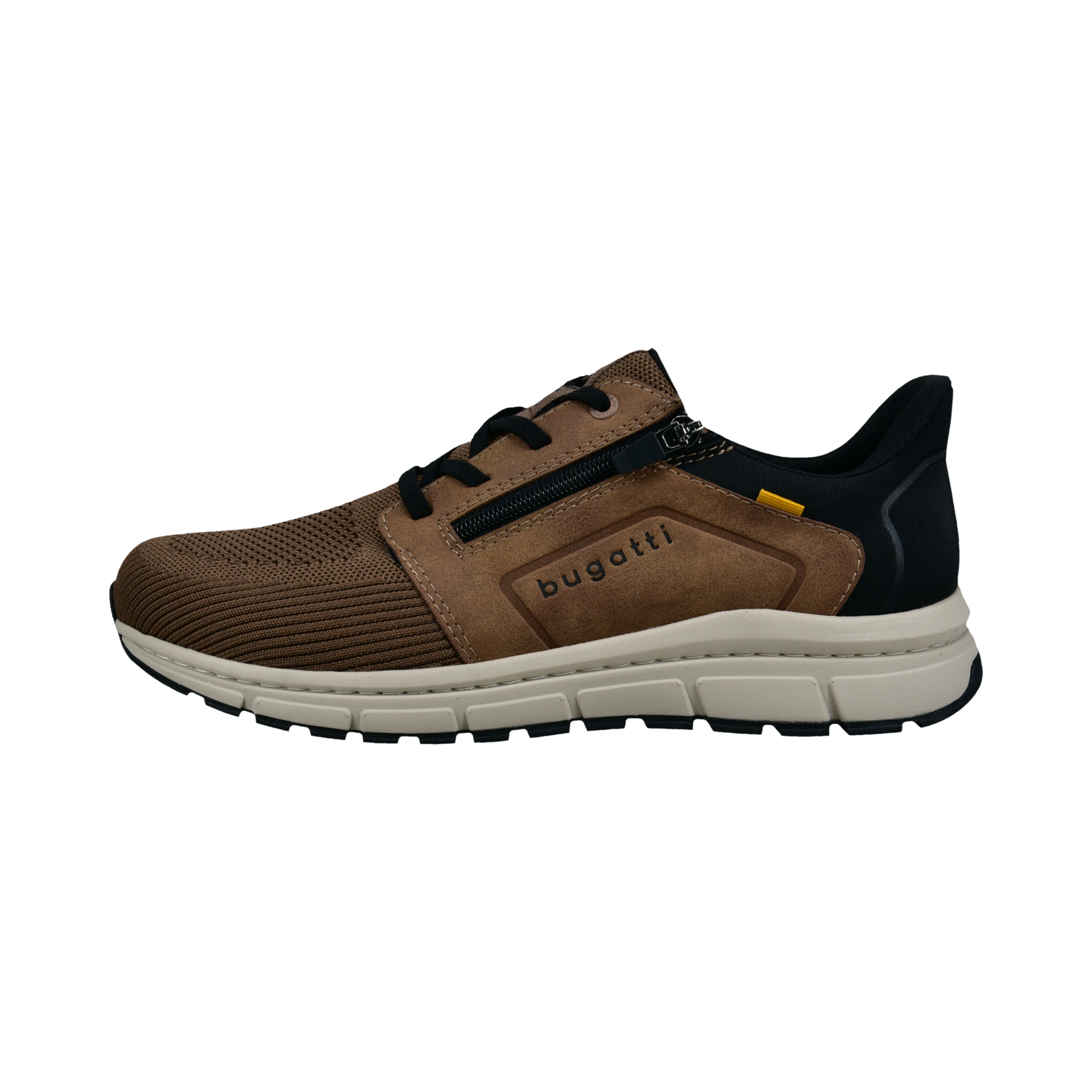 bugatti Sneaker  , Freizeitschuh, Halbschuh, Schnürer mit Kontrastbesatz, G-Weite