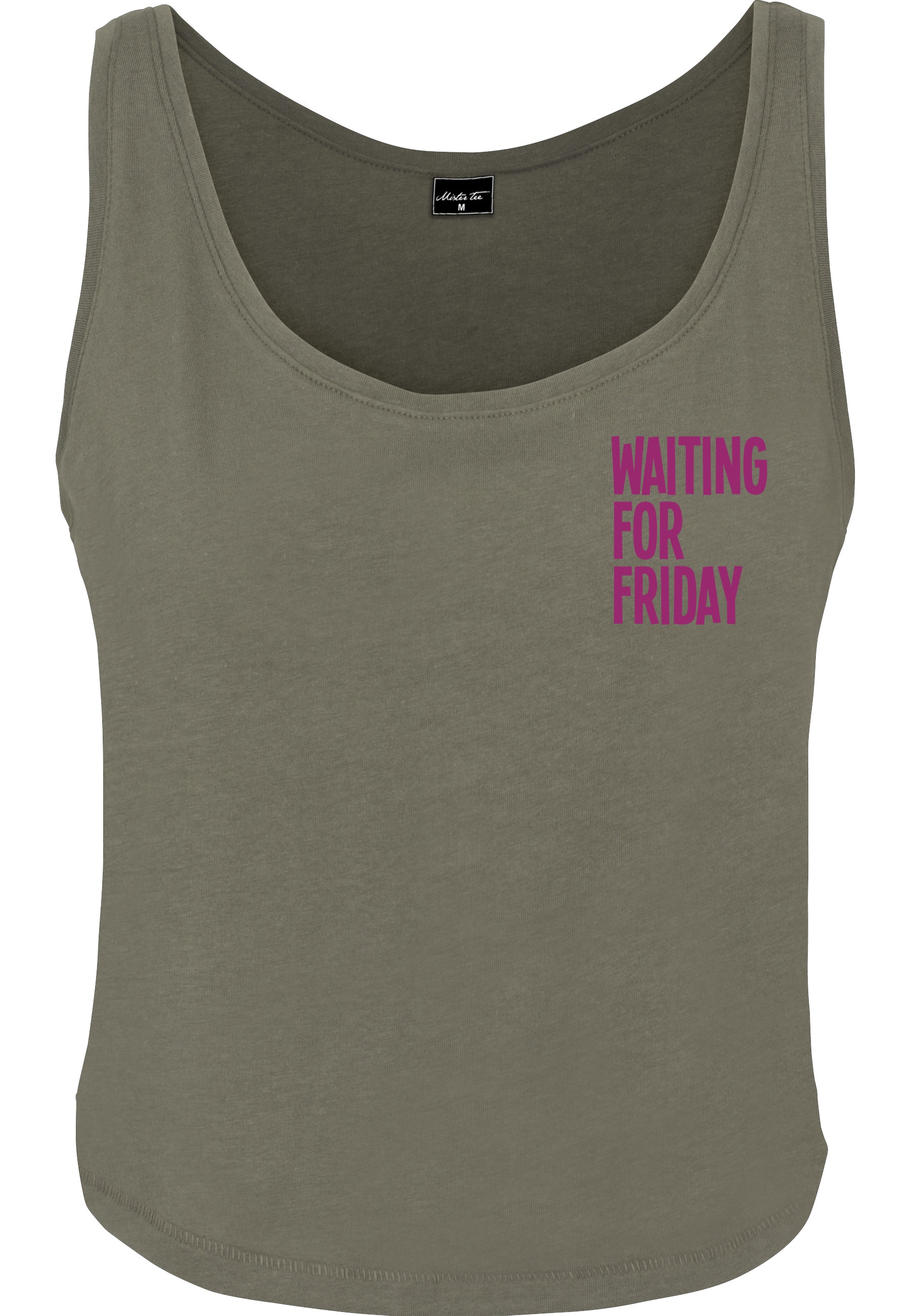 MisterTee Muskelshirt "MisterTee Damen Ladies Waiting For Friday Box Tank" 1 Stk.