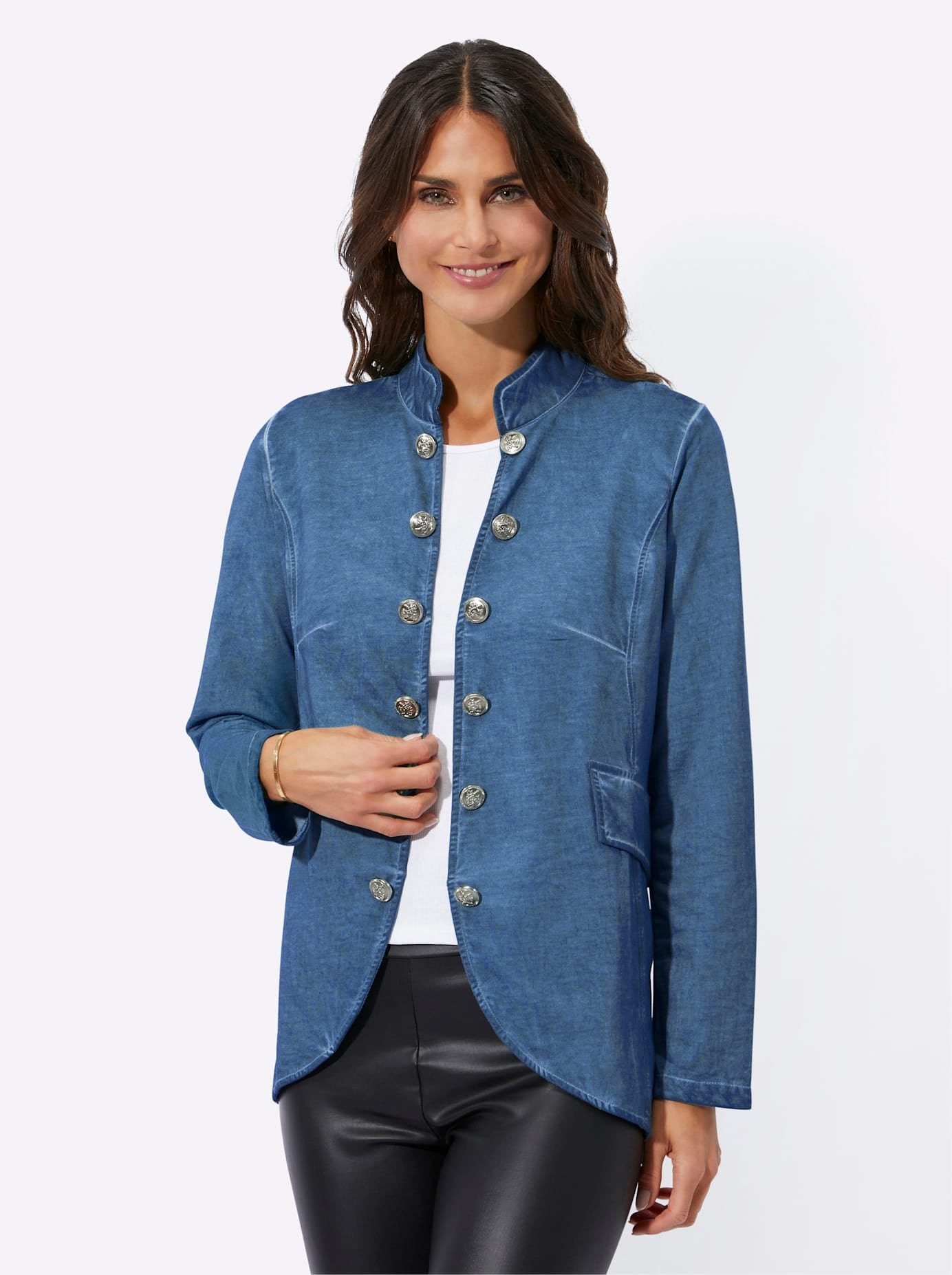 Inspirationen Shirtjacke »Sweatjacke«, (1 tlg.)