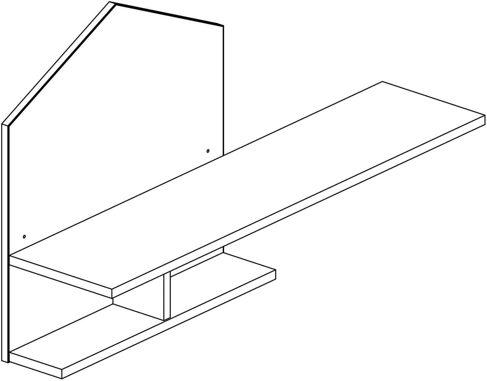 arthur berndt Wandregal »Wandregal »Roofy««, (1 St.)