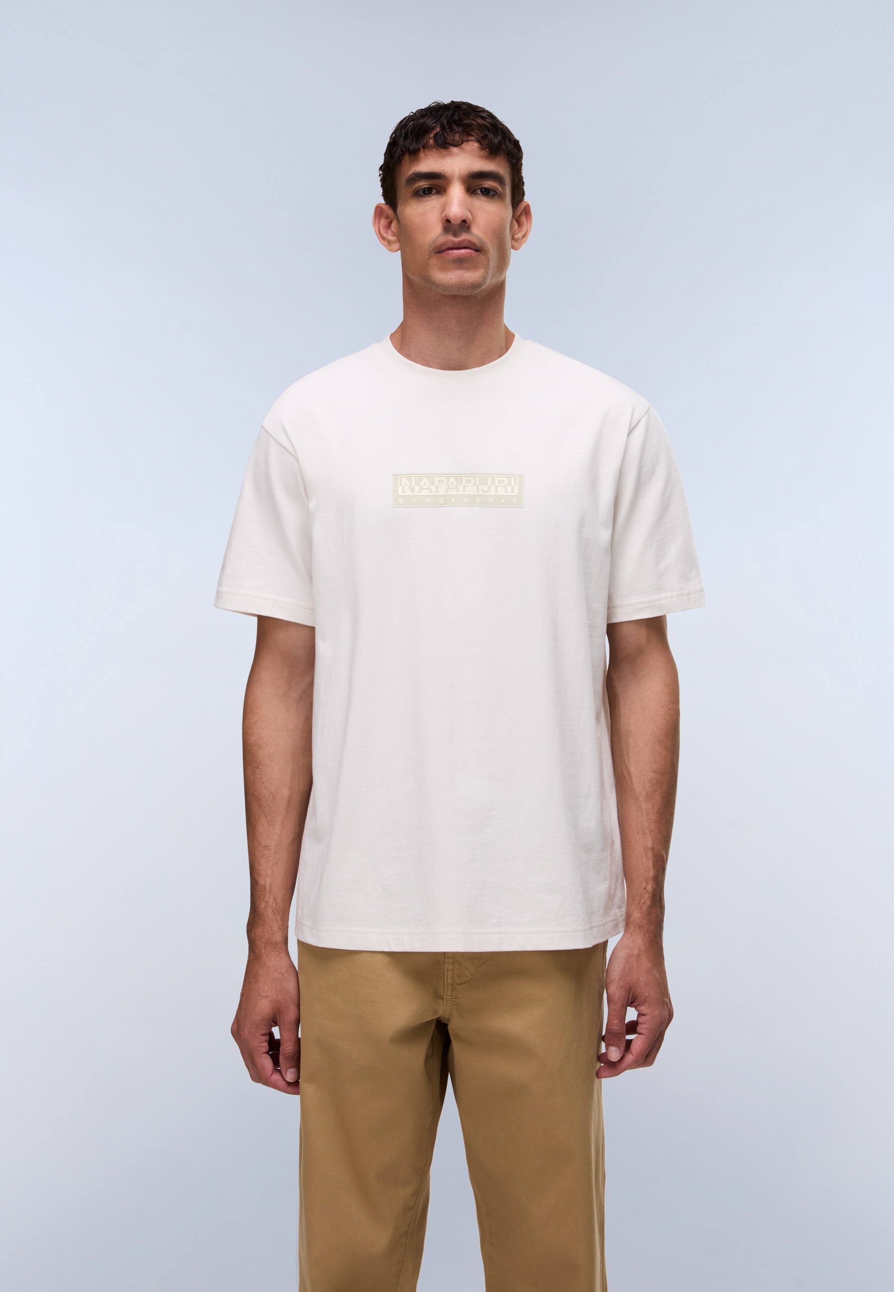 Napapijri T-Shirt »BOX LOGO« für sportliche Aktivitäten, Kurzarmdesign, Rundhalsausschnitt