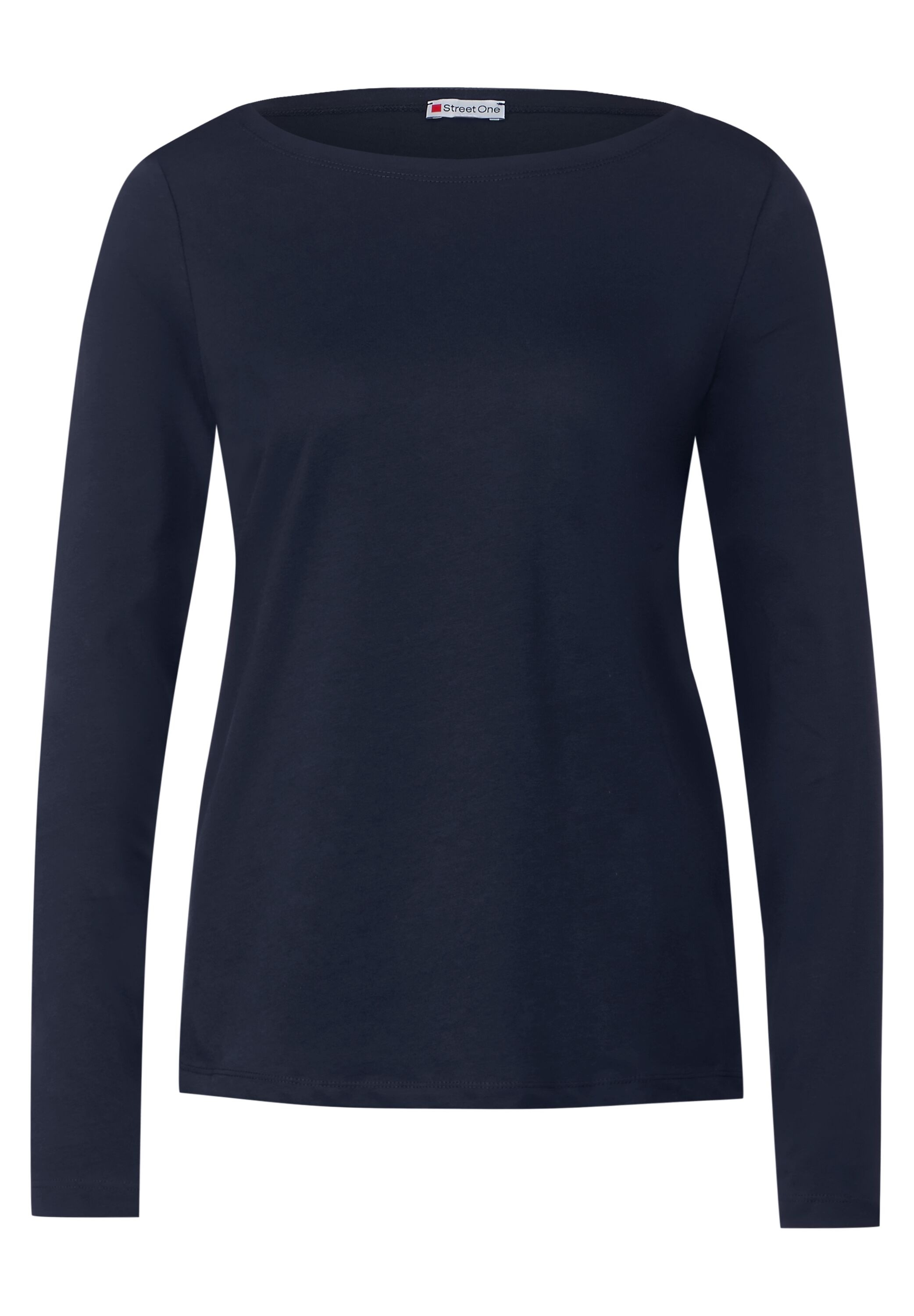 STREET ONE Langarmshirt, mit U-Boot-Ausschnitt