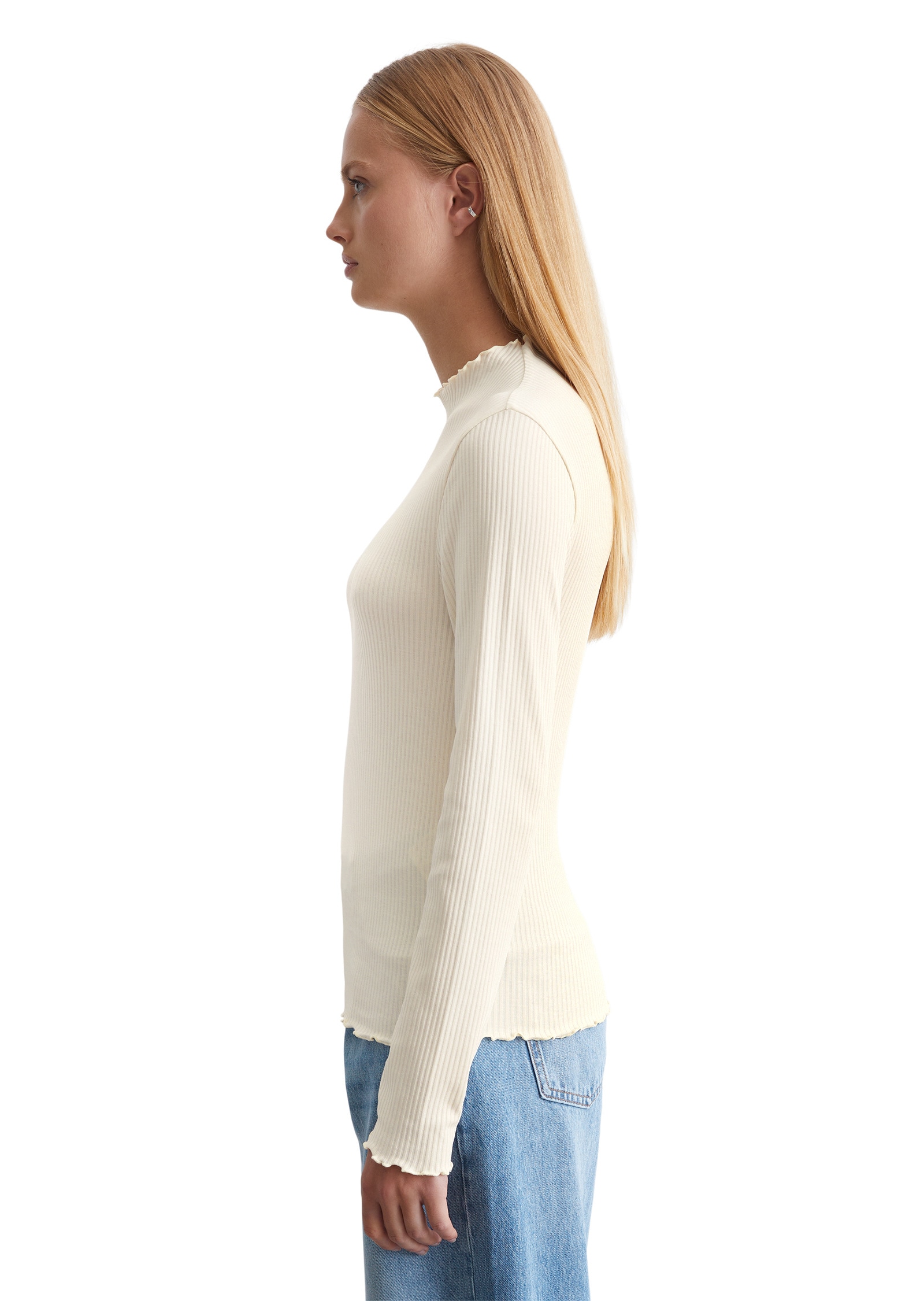 Marc O'Polo DENIM Langarmshirt »aus Organic Cotton-Stretch-Jersey«