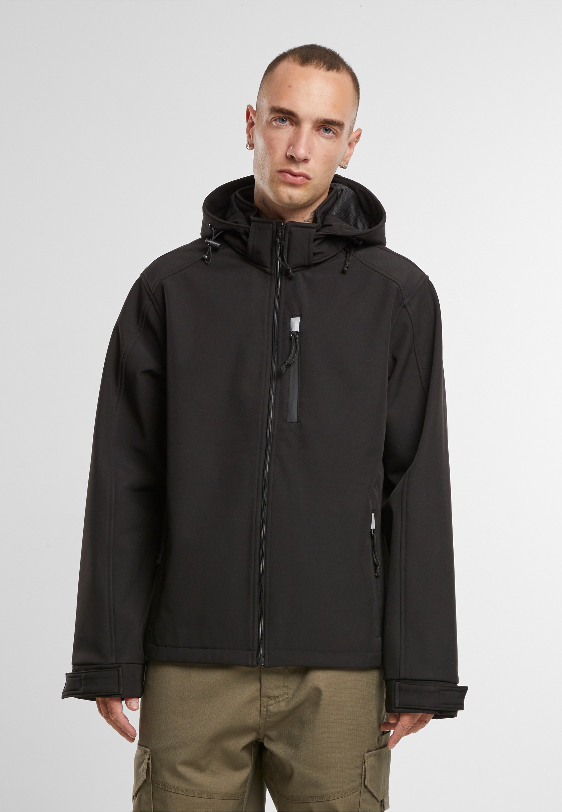 Brandit Allwetterjacke »Brandit Softshelljacket Hurricane« 1 Stk. tlg. mit Kapuze