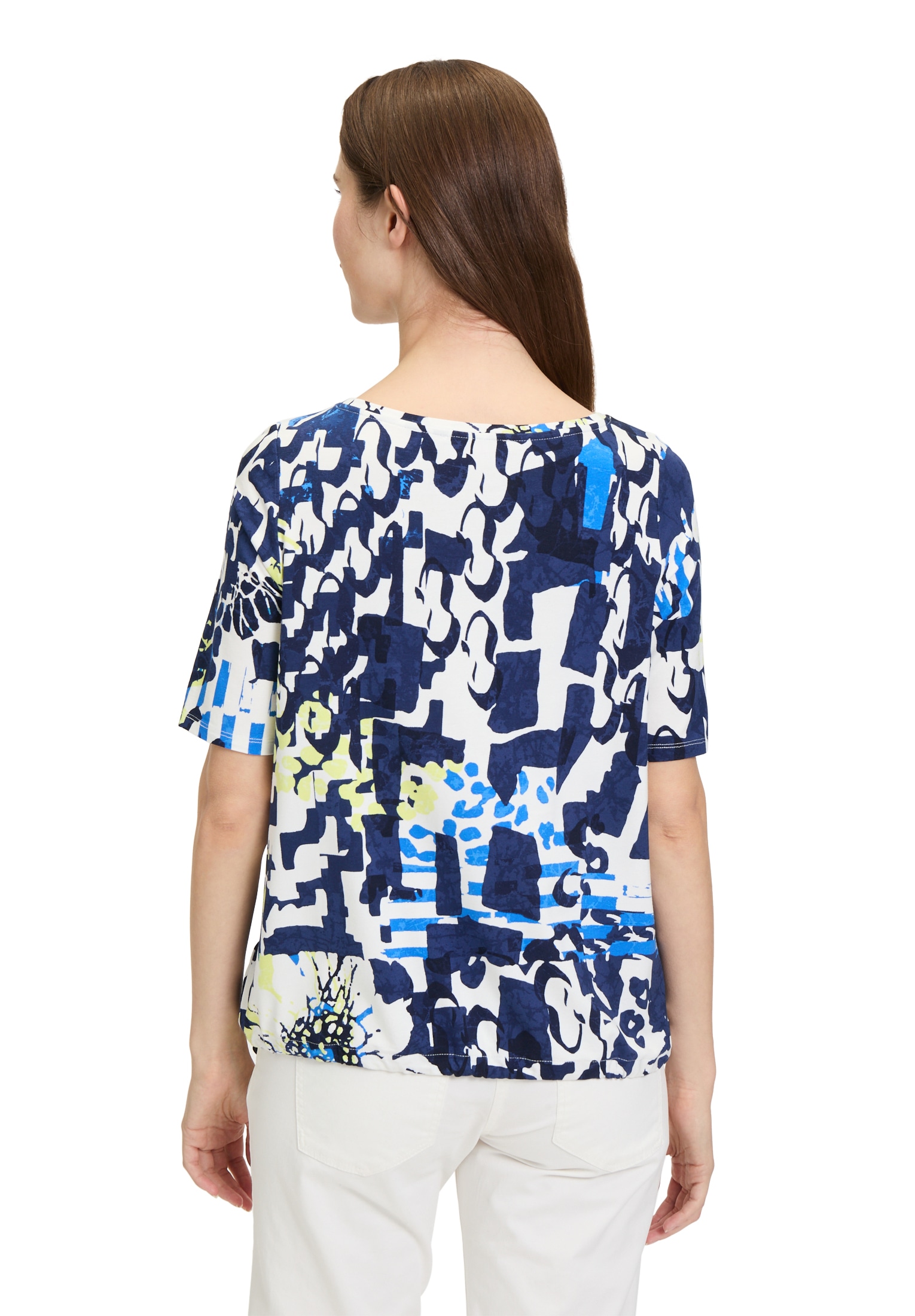Betty Barclay Kurzarmshirt »Betty Barclay Casual-Shirt mit Tunnelzug«, (1 tlg.), Druck