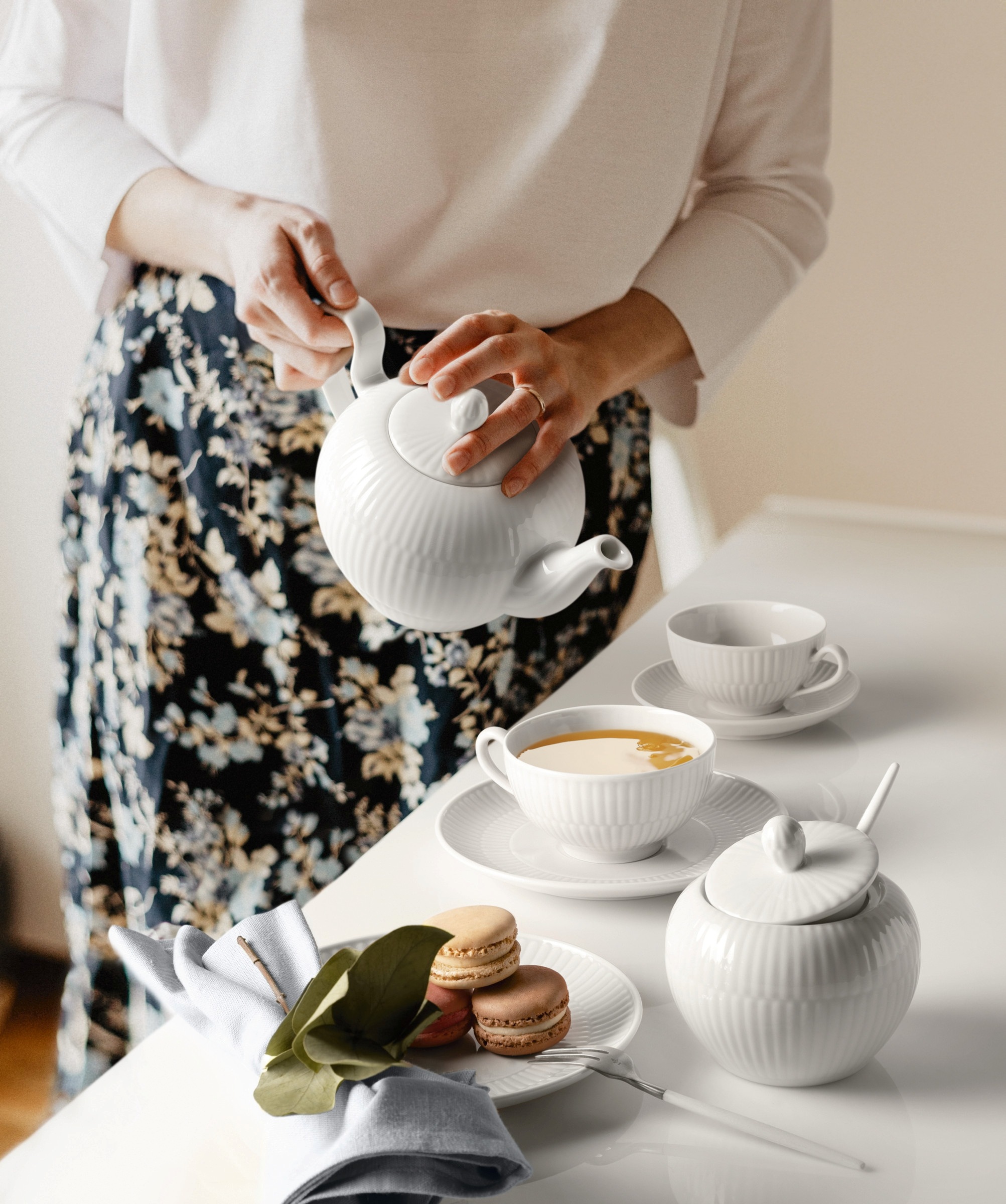 Seltmann Weiden Teeservice "Geschirr-Set, 18 Teile, Amina, groß" Tassen, Un günstig online kaufen