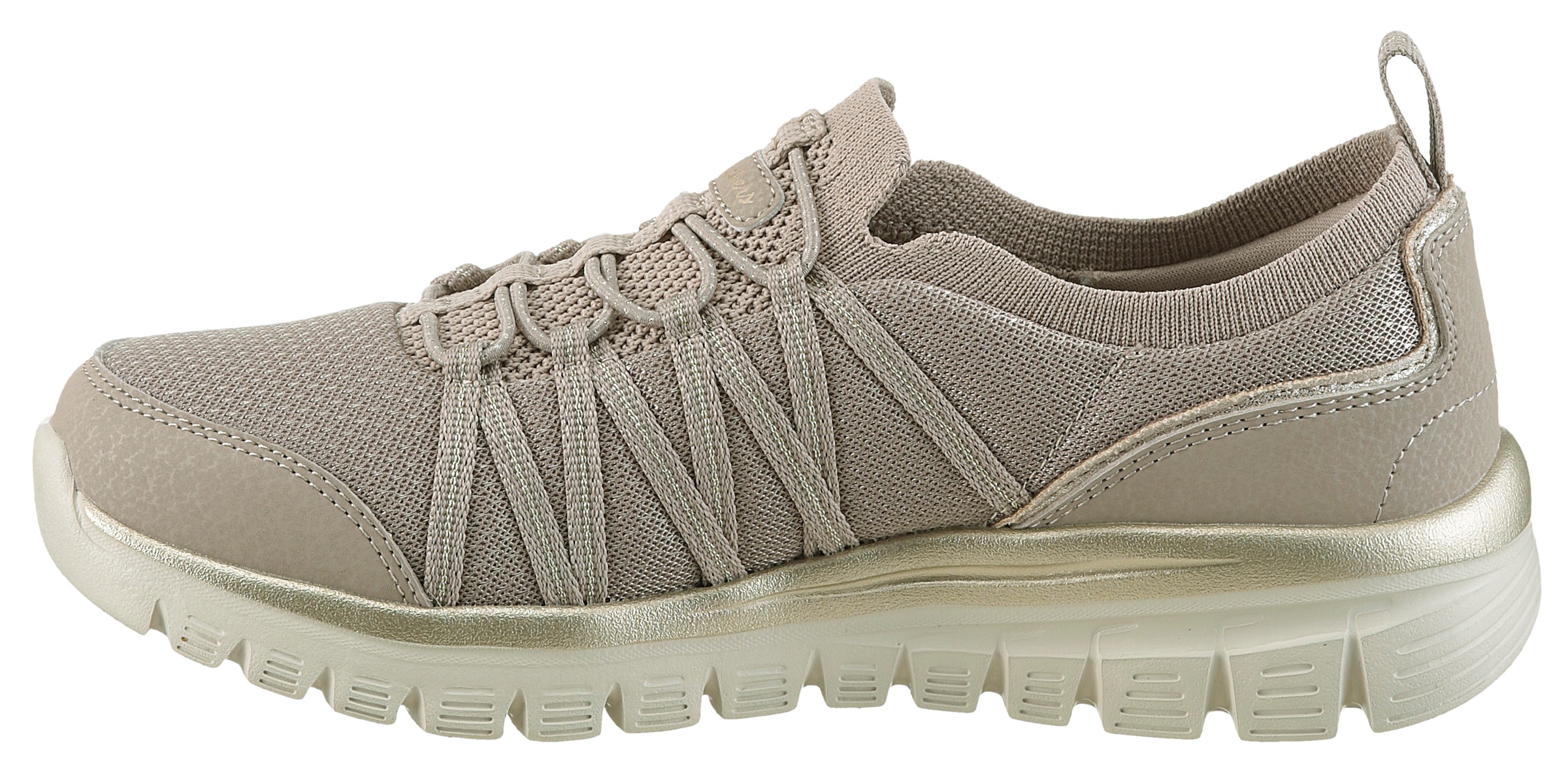 Skechers Slip-On Sneaker »GRACEFUL-PURECRUSH«, Freizeitschuh mit elastischem Einstieg