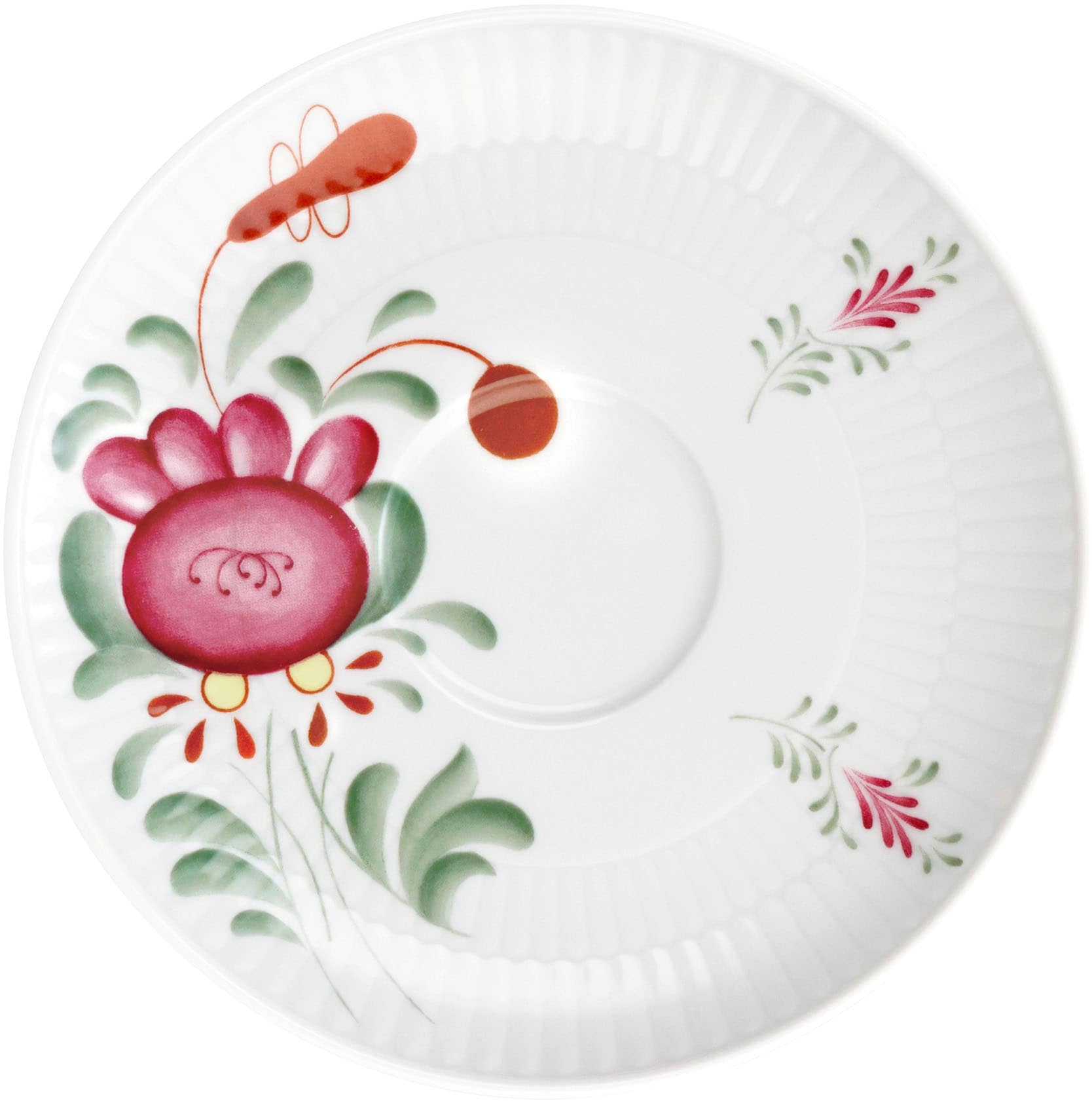 Seltmann Weiden Untertasse "Amina Ostfriesenrose" Kombinierbare Untertasse für: Kaffeetasse, Teetasse 0,22 l, Becher