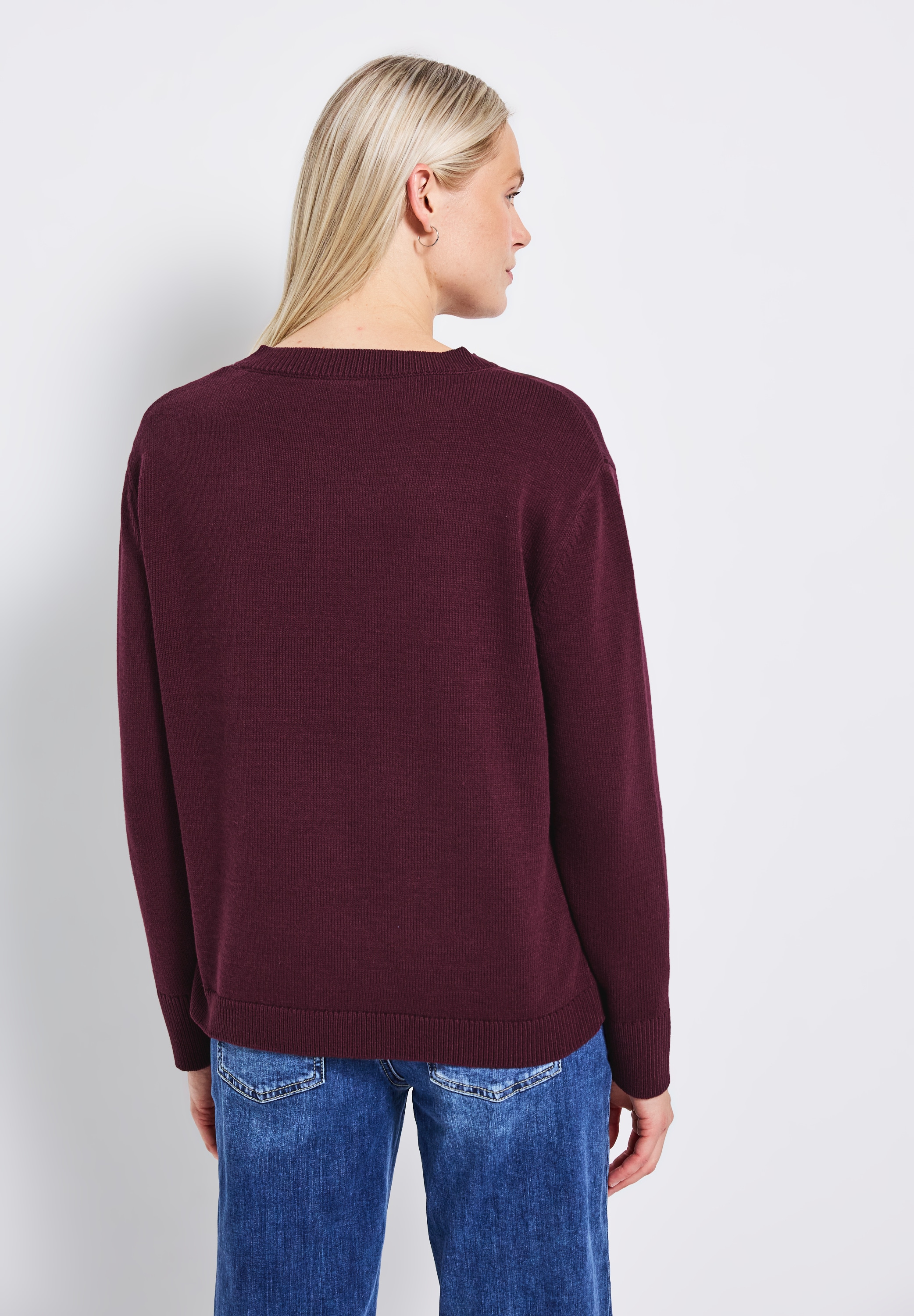 STREET ONE Strickpullover, im soften Baumwoll-Mix
