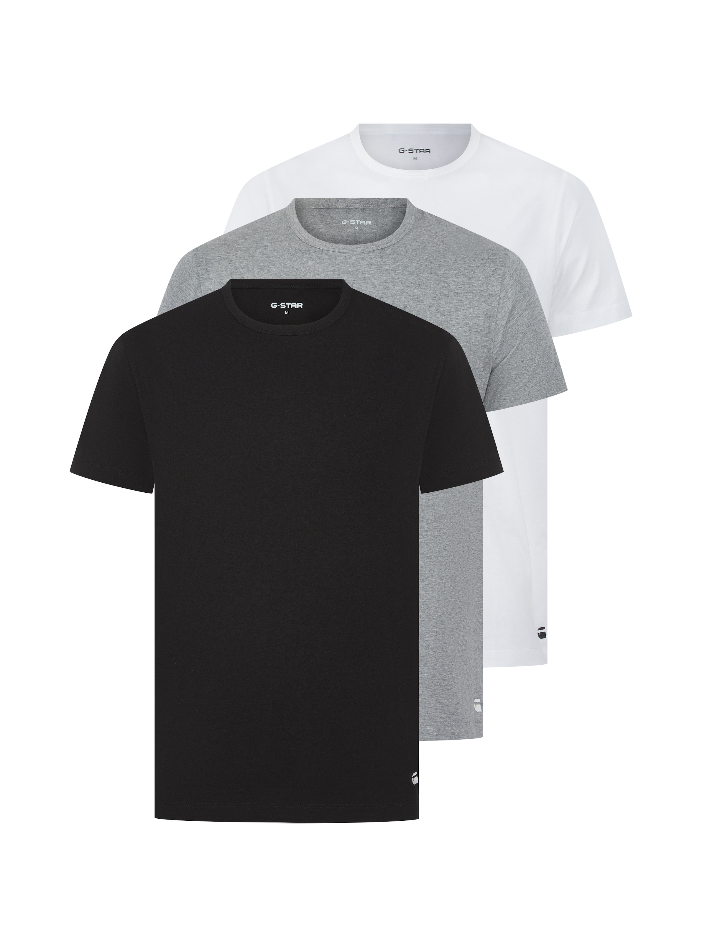 G-STAR T-Shirt "COVE, T-SHIRTS 3 PACK CREW" Packung, 3 Stk. tlg. Regular Fi günstig online kaufen