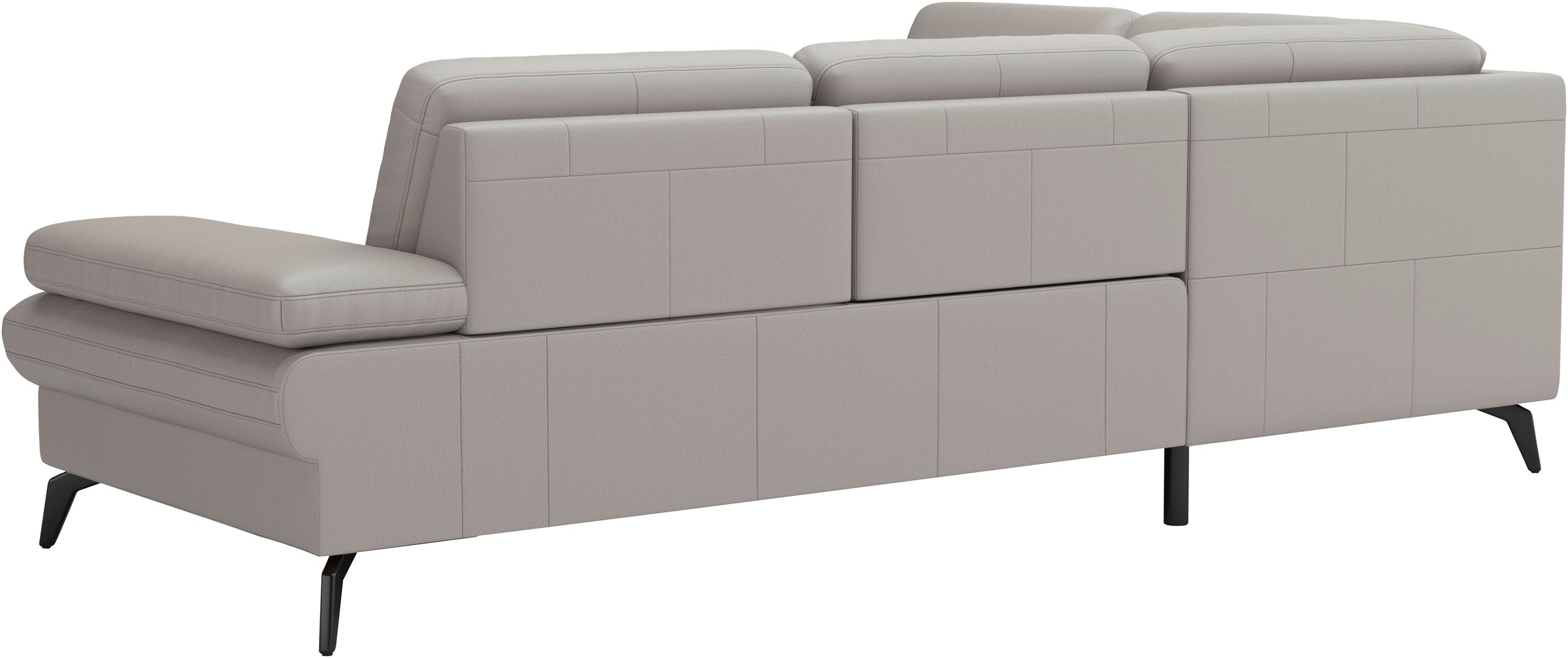 sit&more Ecksofa »Morris L-Form, inkl. Sitztiefenverstellung«, wahlweise mit Armteilverstellung, Bettfunktion & Bettkasten