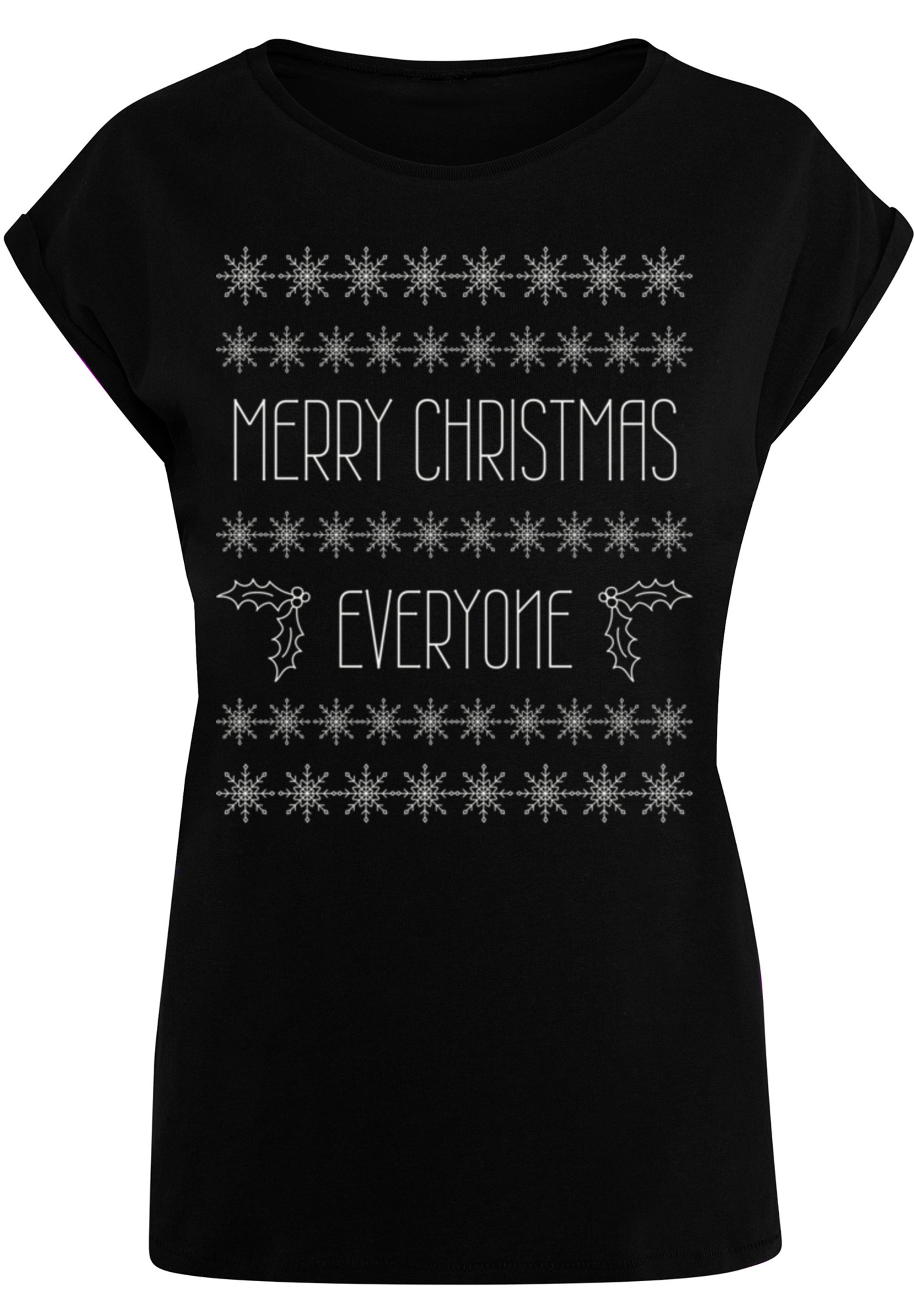 F4NT4STIC T-Shirt »Merry Christmas Everyone Weihnachten«, Print