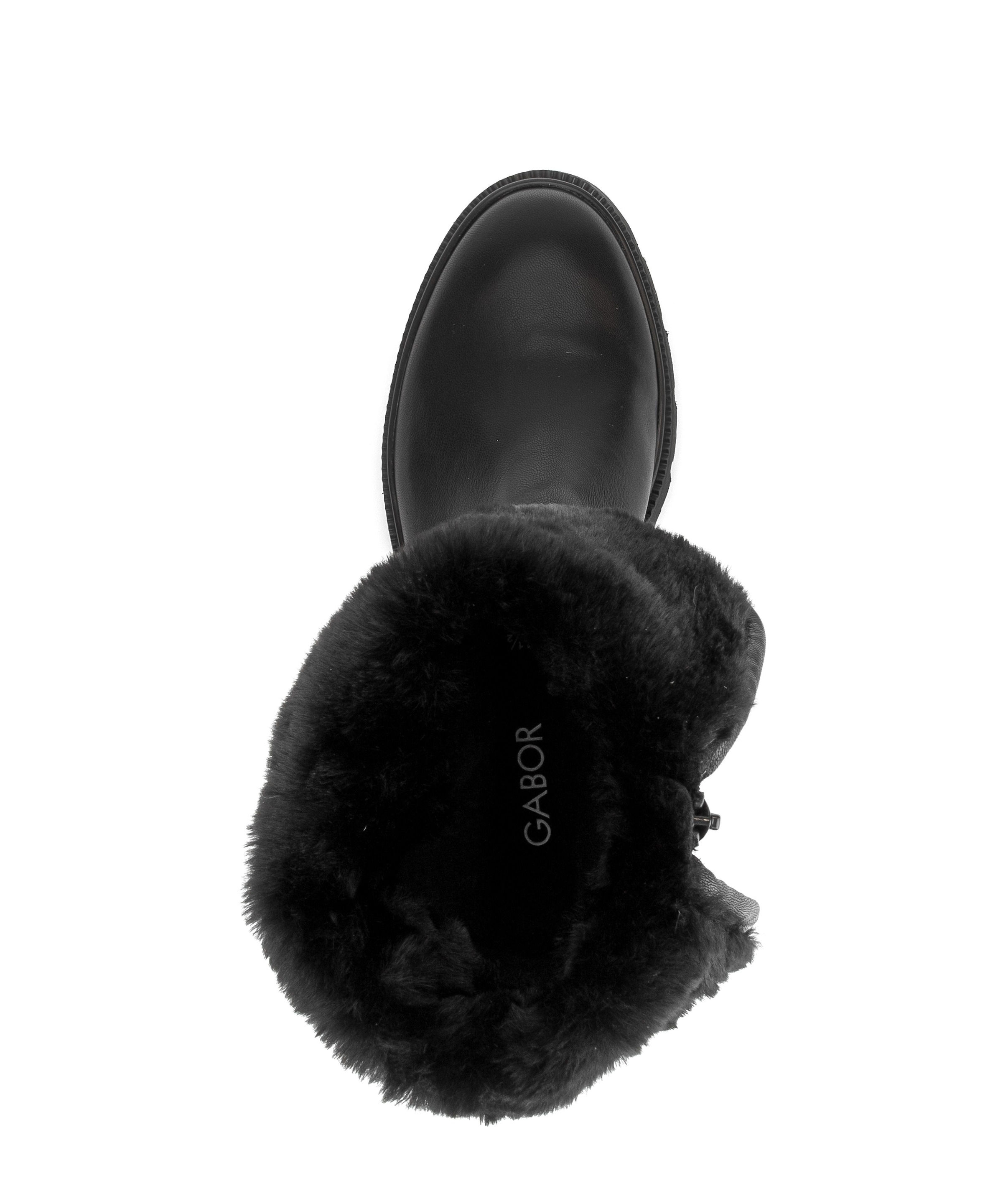 Gabor Winterboots  Blockabstz, Stiefelette mit umschlagbarem Kragen