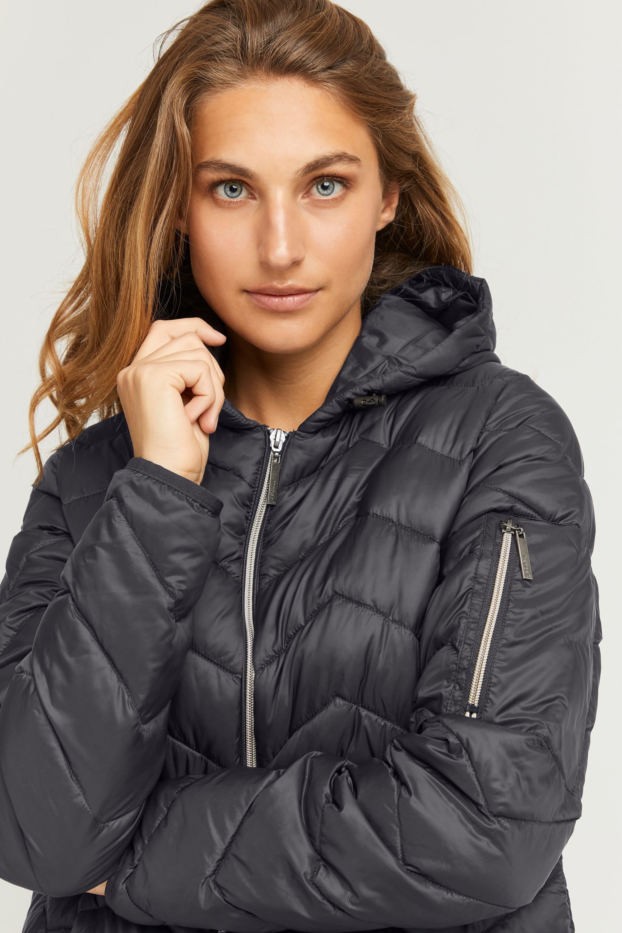 fransa Steppjacke »Steppmantel FRBapadding«, mit Kapuze
