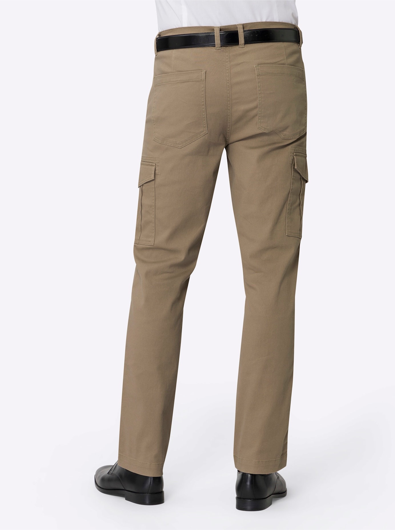 Webhose CLASSIC, Herren, Gr. 23, Unterbauchgrößen, beige, 98% Baumwolle, 2% Elasthan, unifarben, lang, Hosen 3