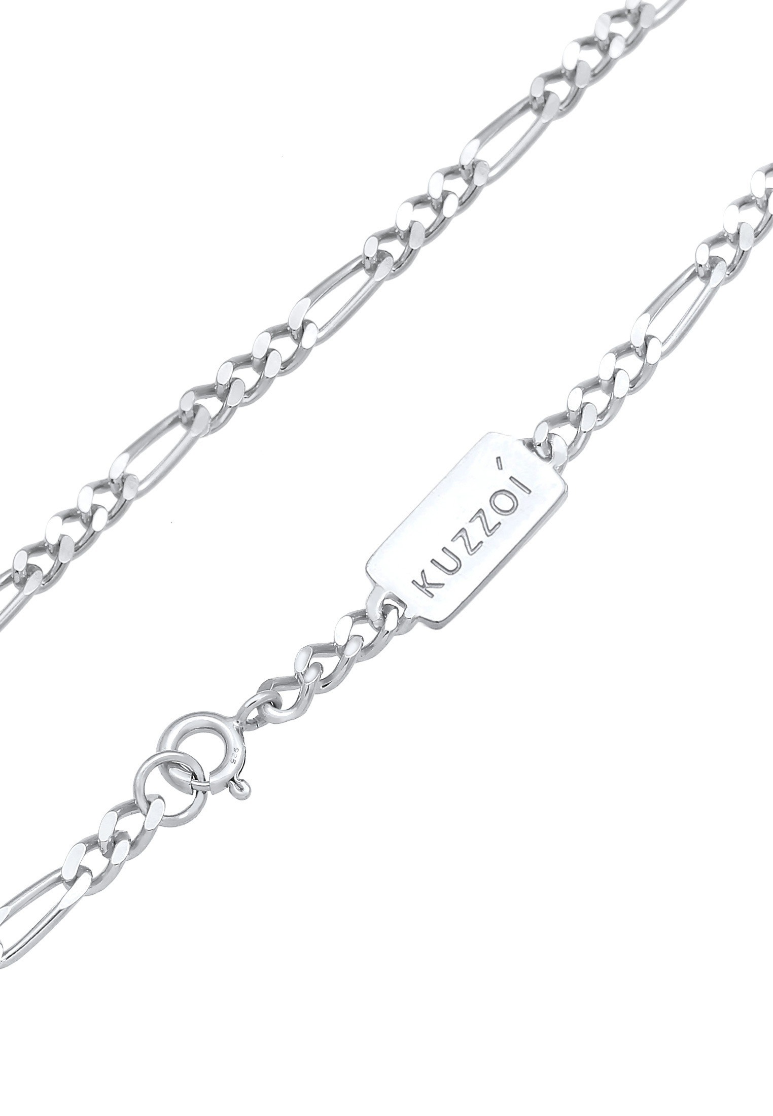 Kuzzoi Herrn Figaro Oxidied Solid Men 925 Silver Silver 50 3