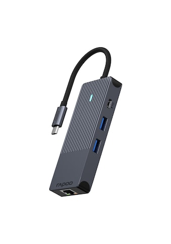 Rapoo USB-Adapter »UCM-2004 USB-C Multiport ...