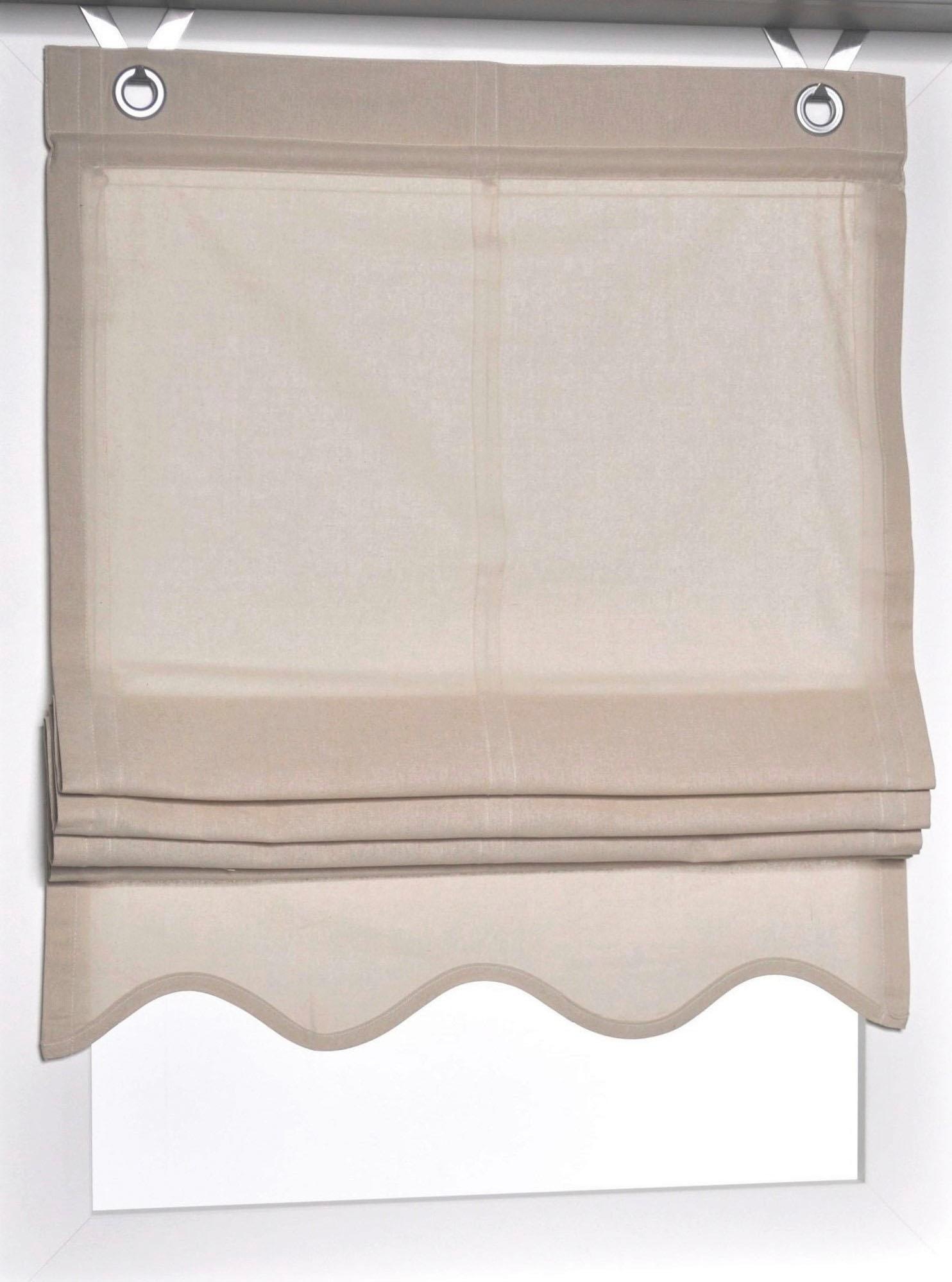 Kutti Raffrollo "Olivia" mit Hakenaufhängung ohne Bohren freihängend blickd günstig online kaufen