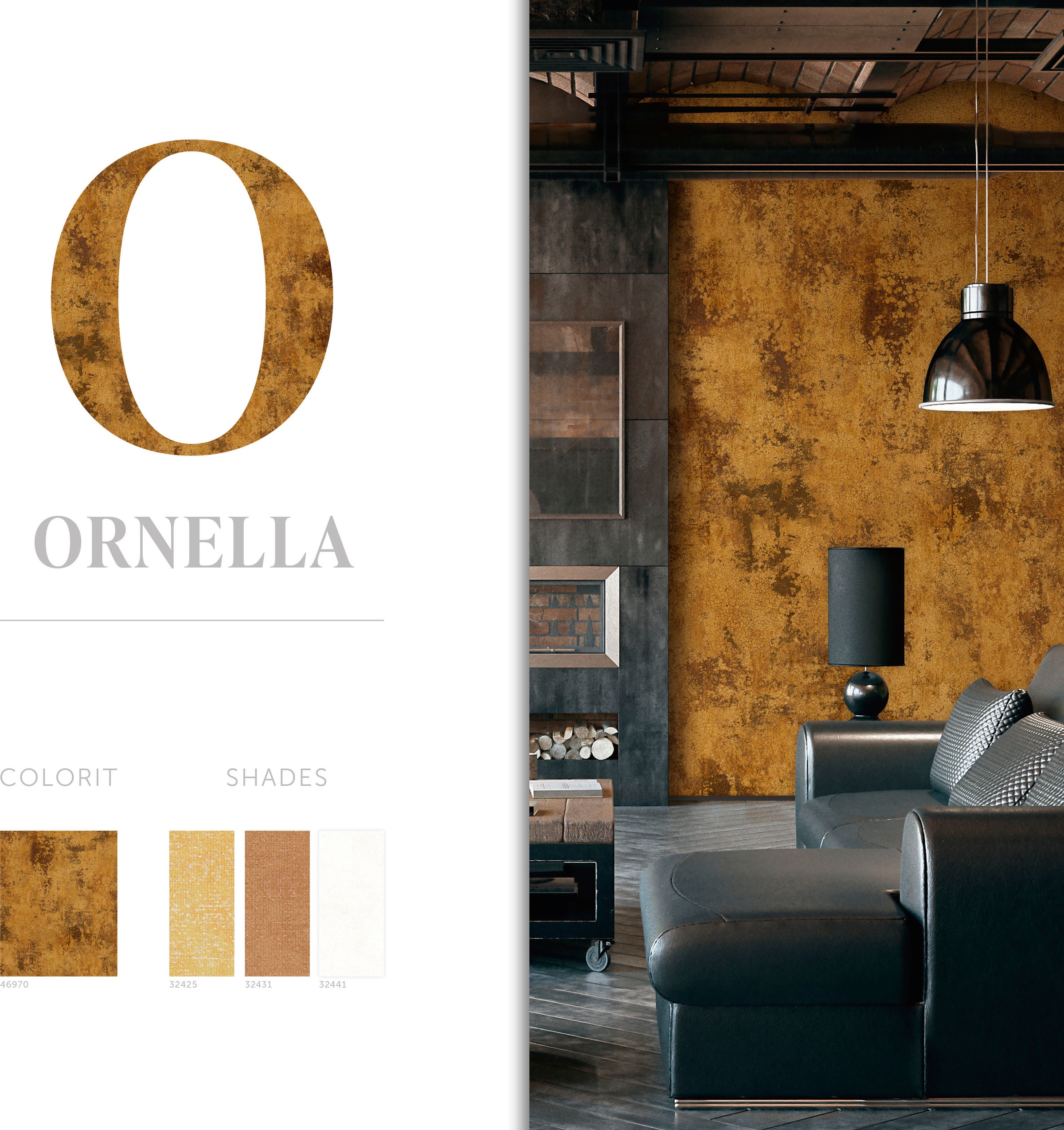 Marburg Fototapete »Ornella«, matt, moderne Tapete für Wohnzimmer Schlafzimmer Küche