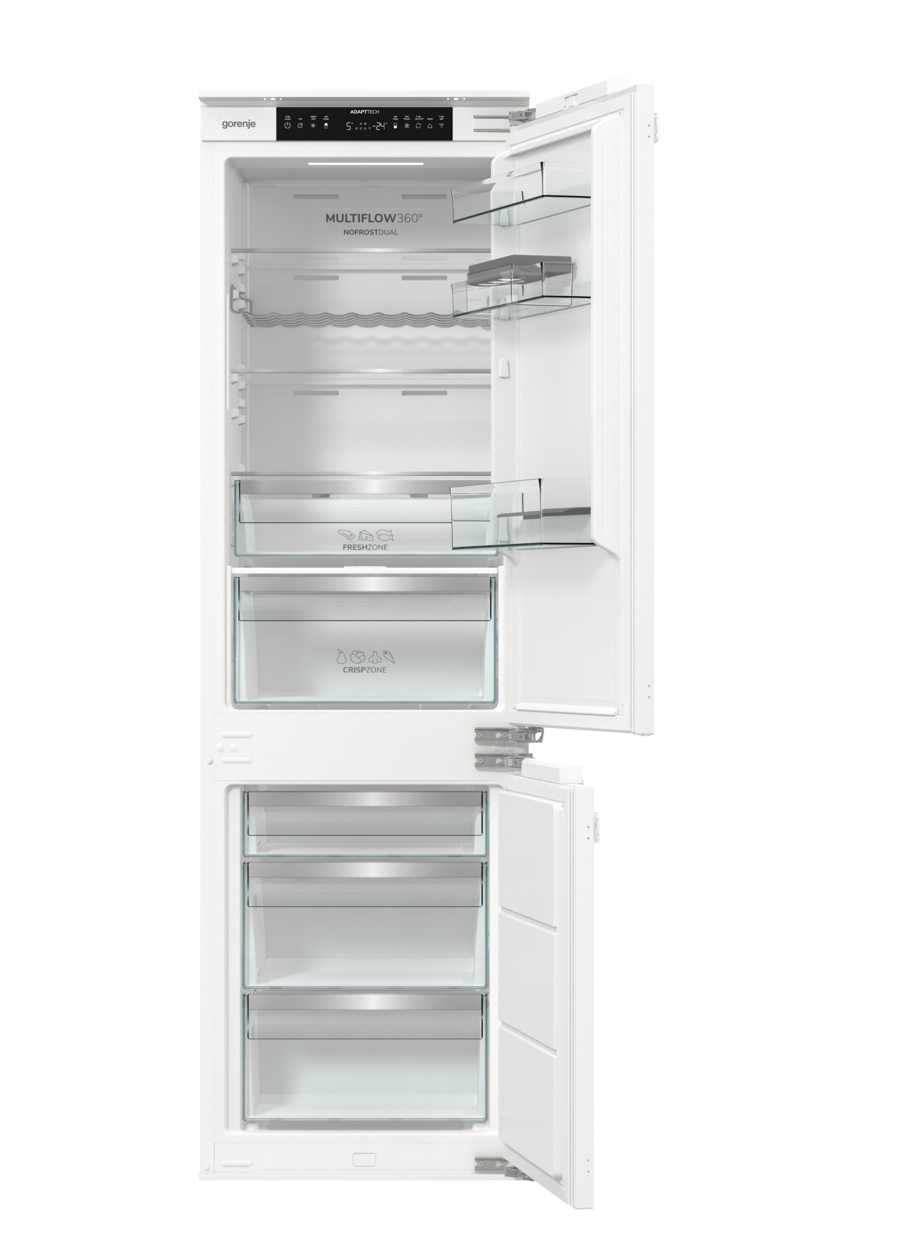 Thumbnail - GORENJE Einbaukühlgefrierkombination "NRKI517C62WF"
