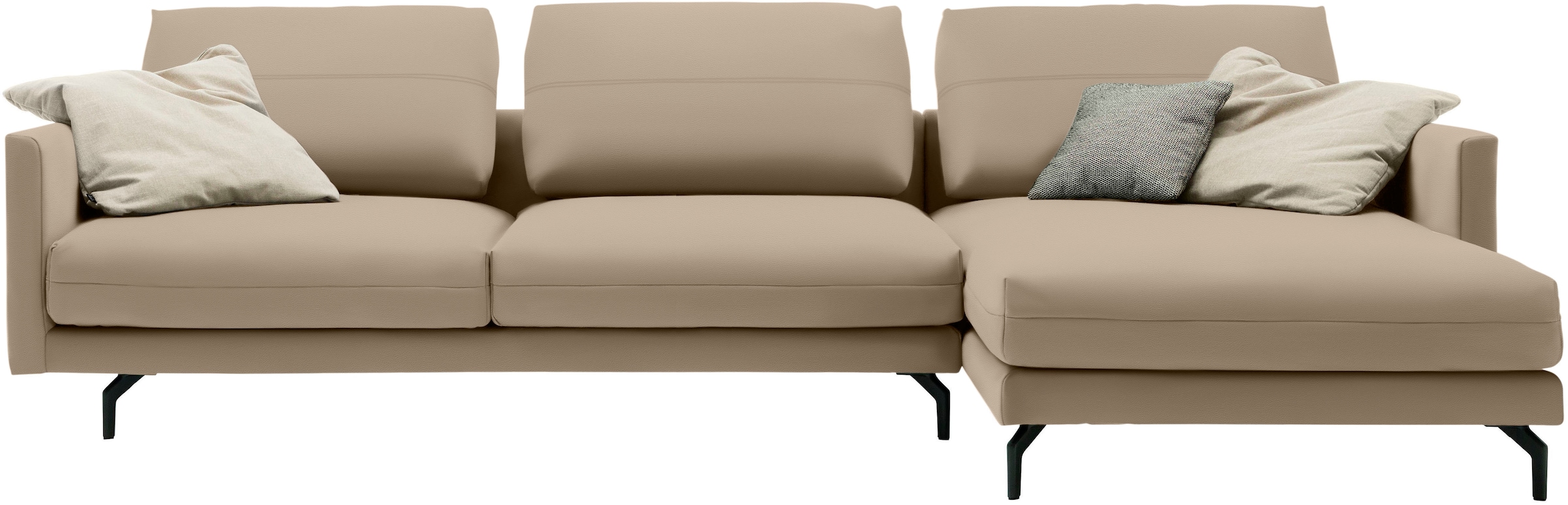 Creation BY ROLF BENZ Ecksofa »CR.414, Designecksofa, Polsterecke, L-Form«, wahlweise aus feinstem Rindsleder oder hochwertigem Chenille