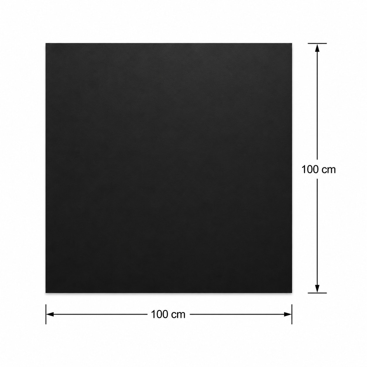 Hanseatic Bodenschutzplatte »für Kaminöfen Quadrat 100 Stahl« 1 Stk. tlg. Stahl-Quadrat, 100 x 100 cm, 2mm Stärke, schwarz, zum Funkenschutz