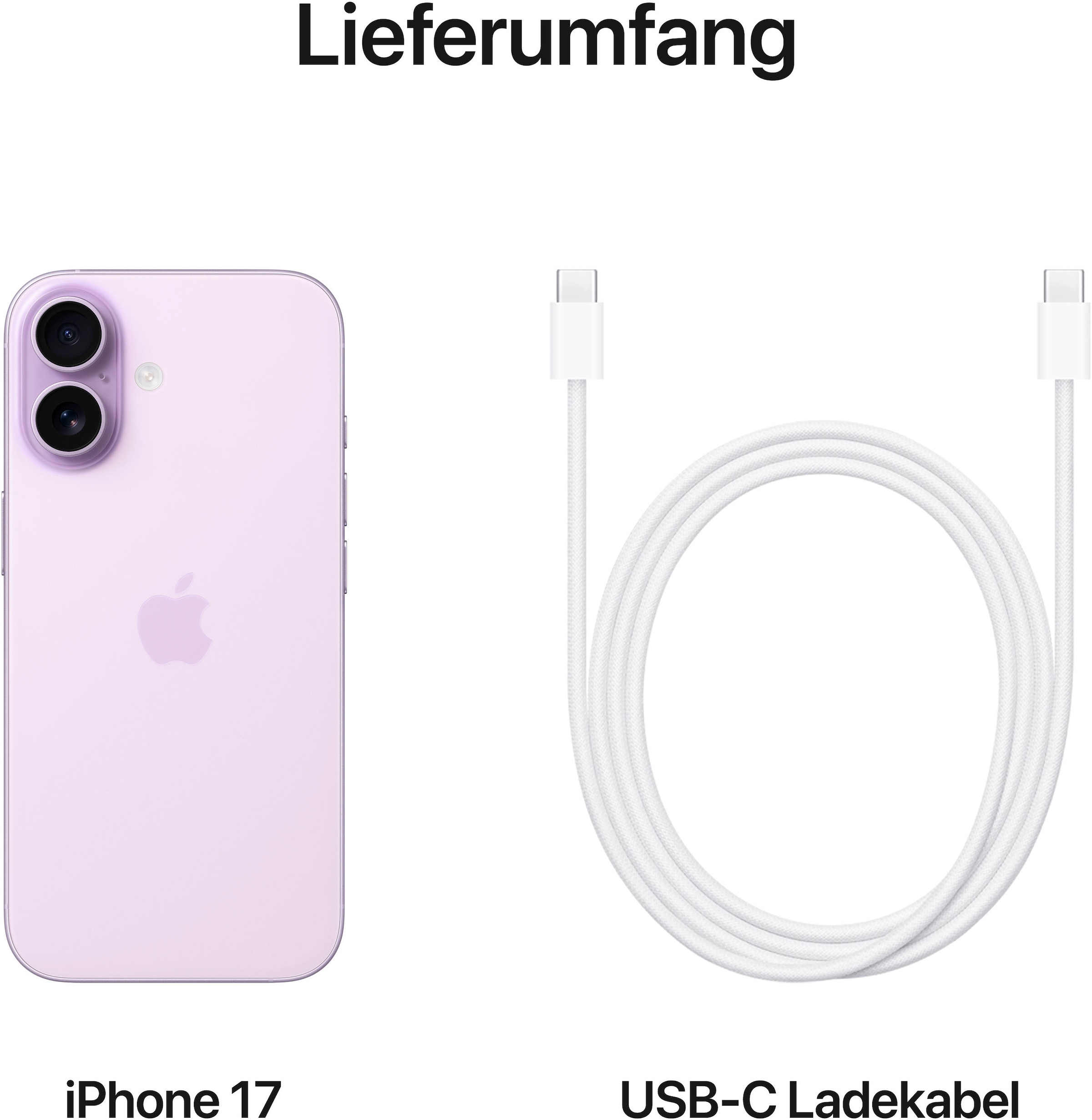 Apple Smartphone »iPhone 17«, Lavendel