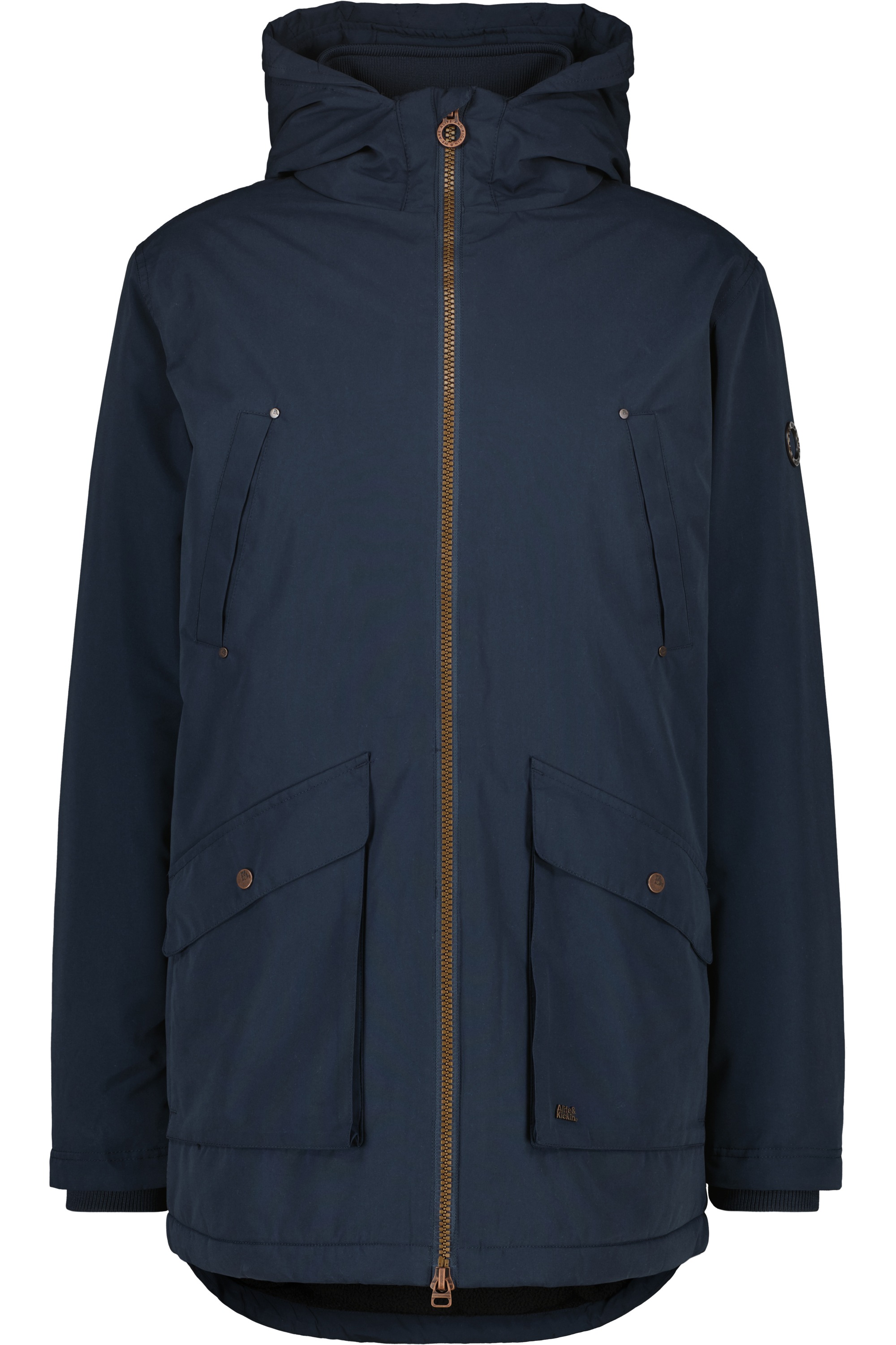 Alife & Kickin Winterjacke "Herren RonAK A Winterjacke, Steppjacke, gefütterte Jacke" Warm gefütterte Jacke mit großer Kapuze mit weichem Innenfutter