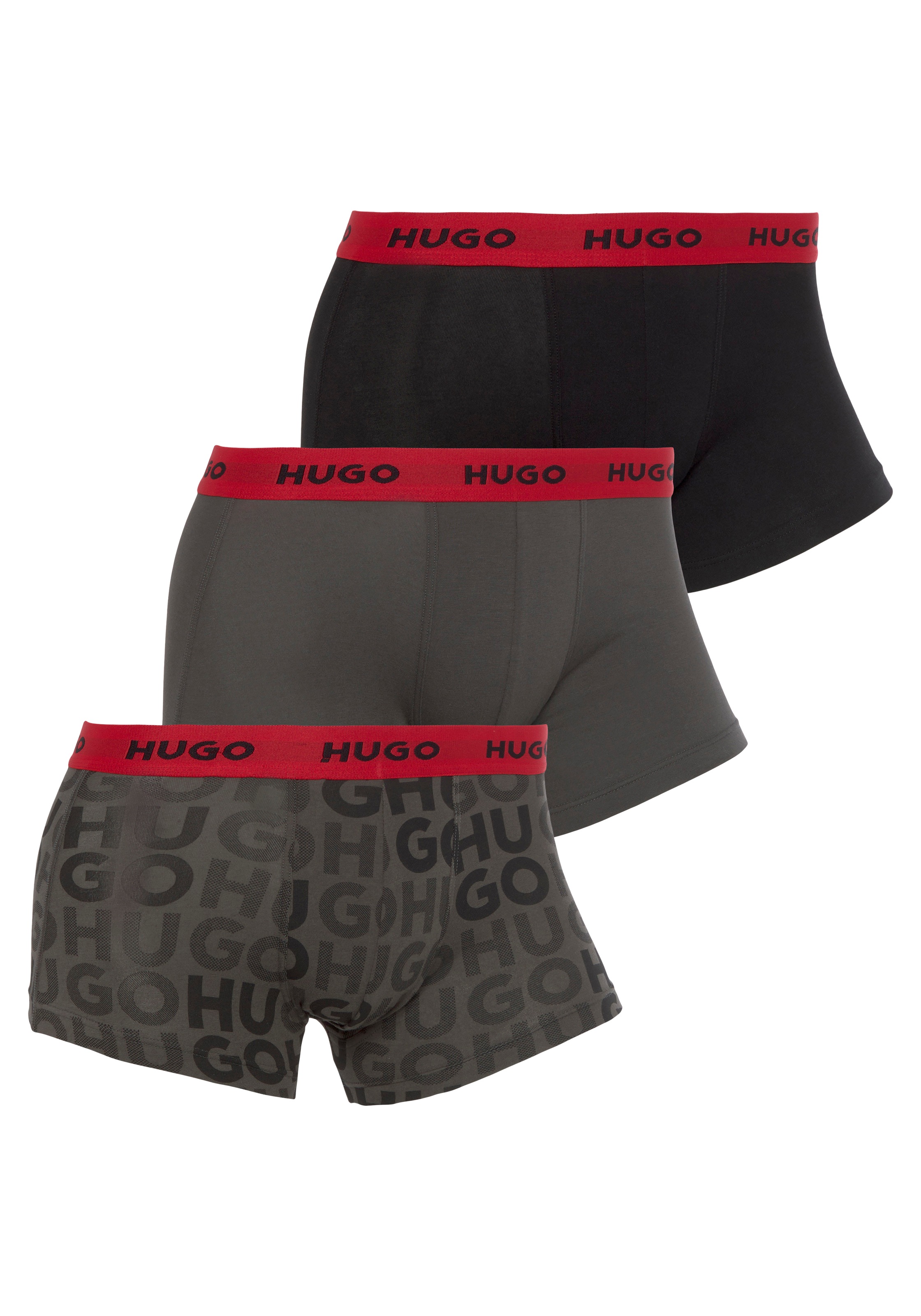 HUGO underwear HUGO Trunk »TRUNK TRIPLET DESIGN« (Pac...