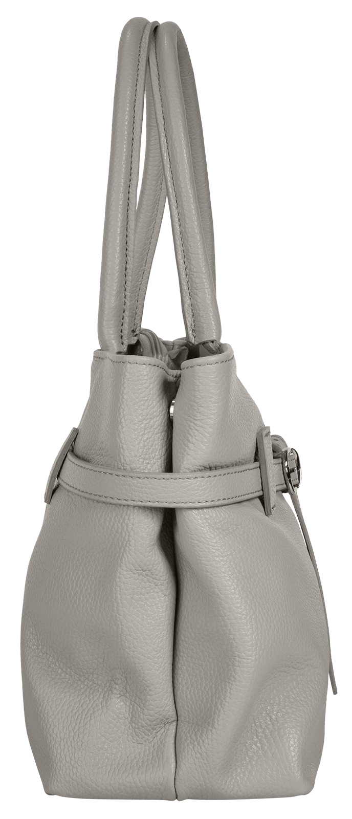 Cluty Henkeltasche, echt Leder, Made in Italy