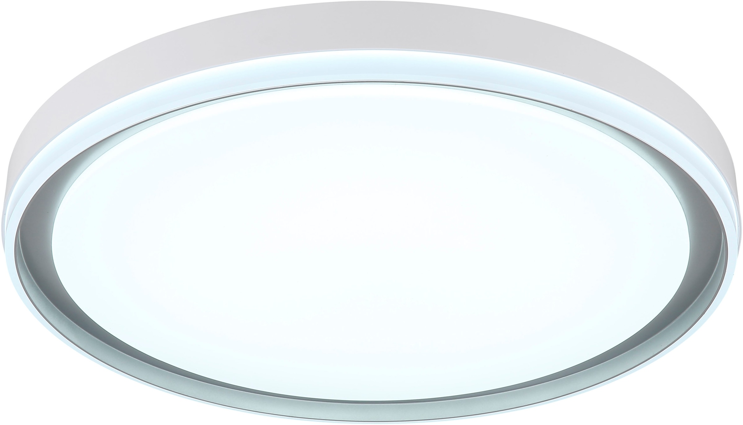 GLOBO LIGHTING Deckenleuchte »JANICE« LED-Modul 1 Stk. Dimmbarer weißer LED-Deckenleuchte mit RGB Farbwechsler