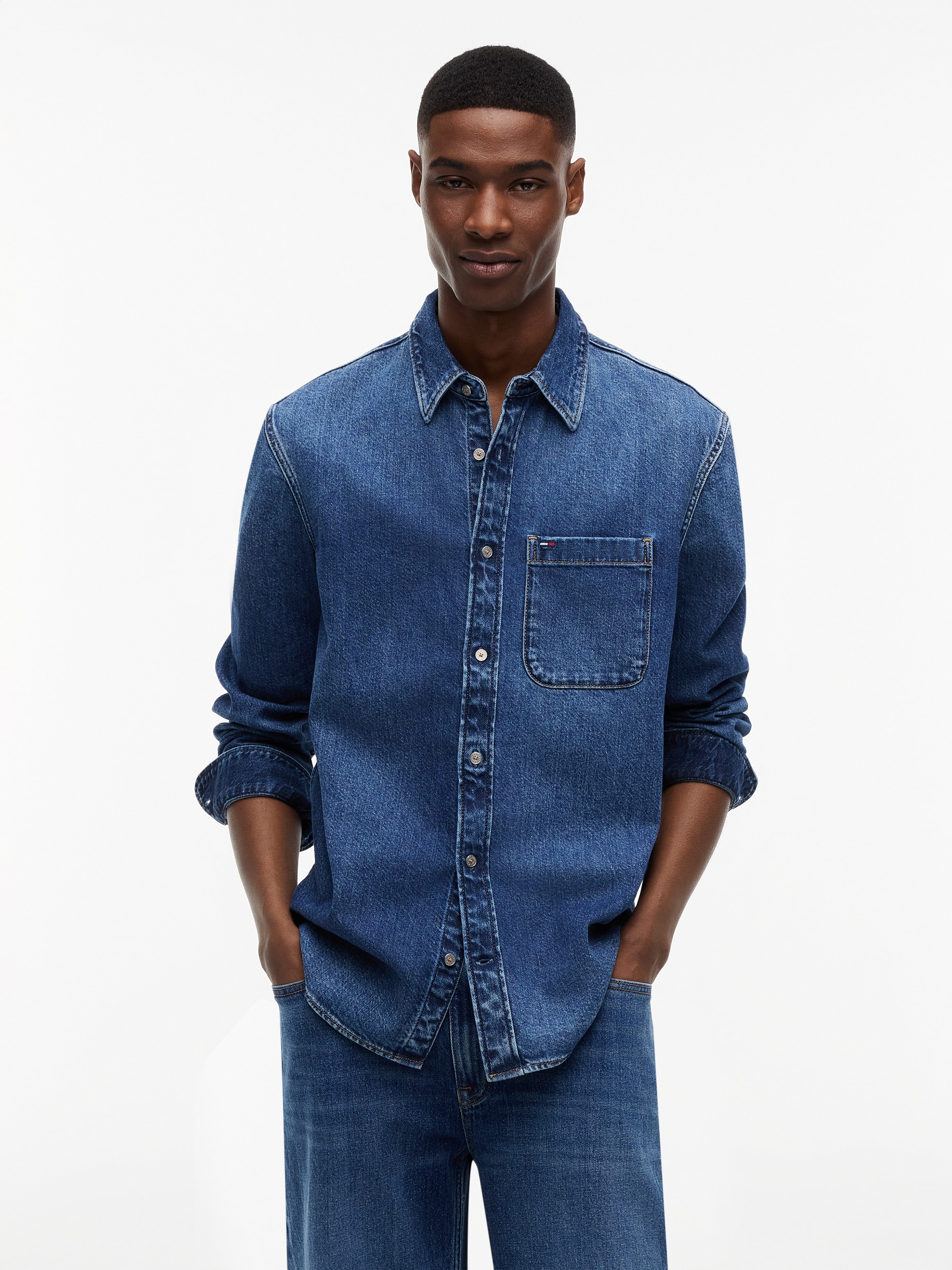 Tommy Jeans Jeanshemd "REGULAR DENIM"