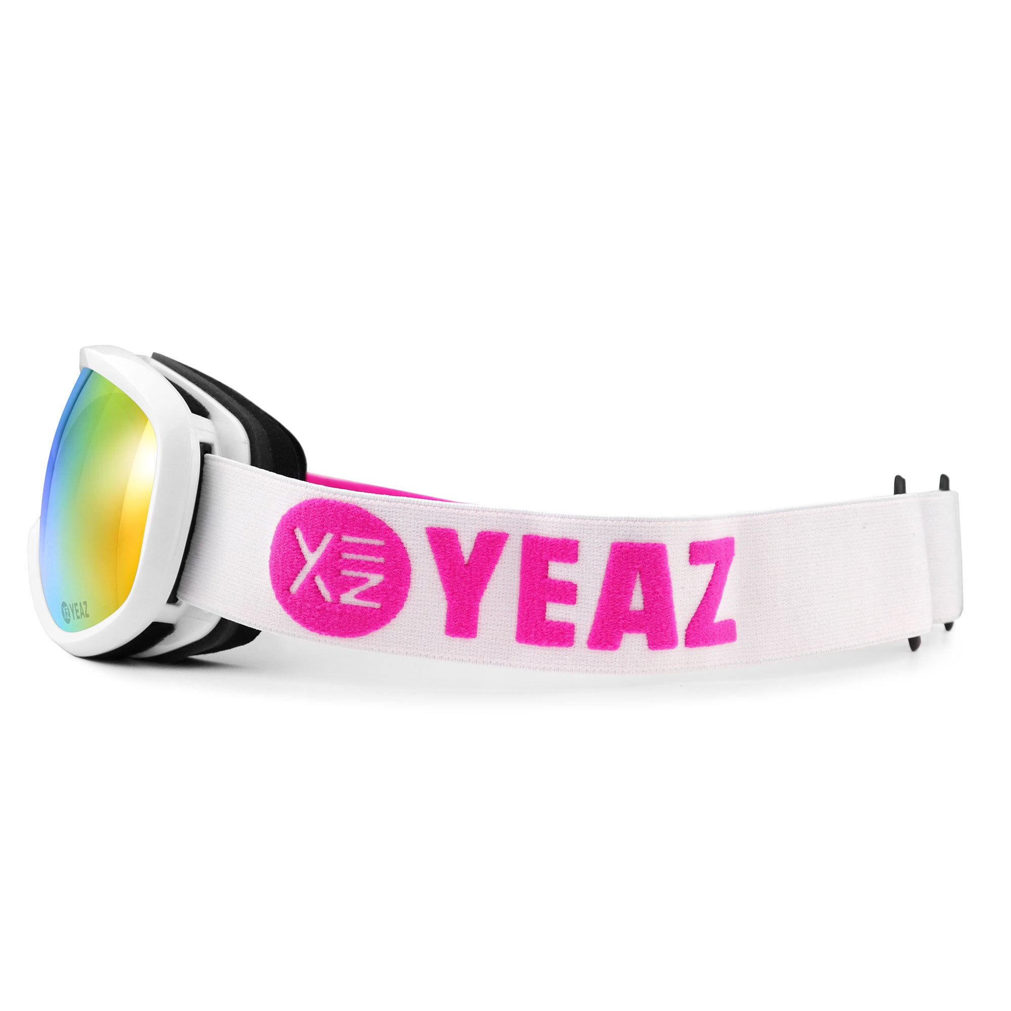 YEAZ Skibrille »Ski- und Snowboard-Brille pink/weiss STEEZE«