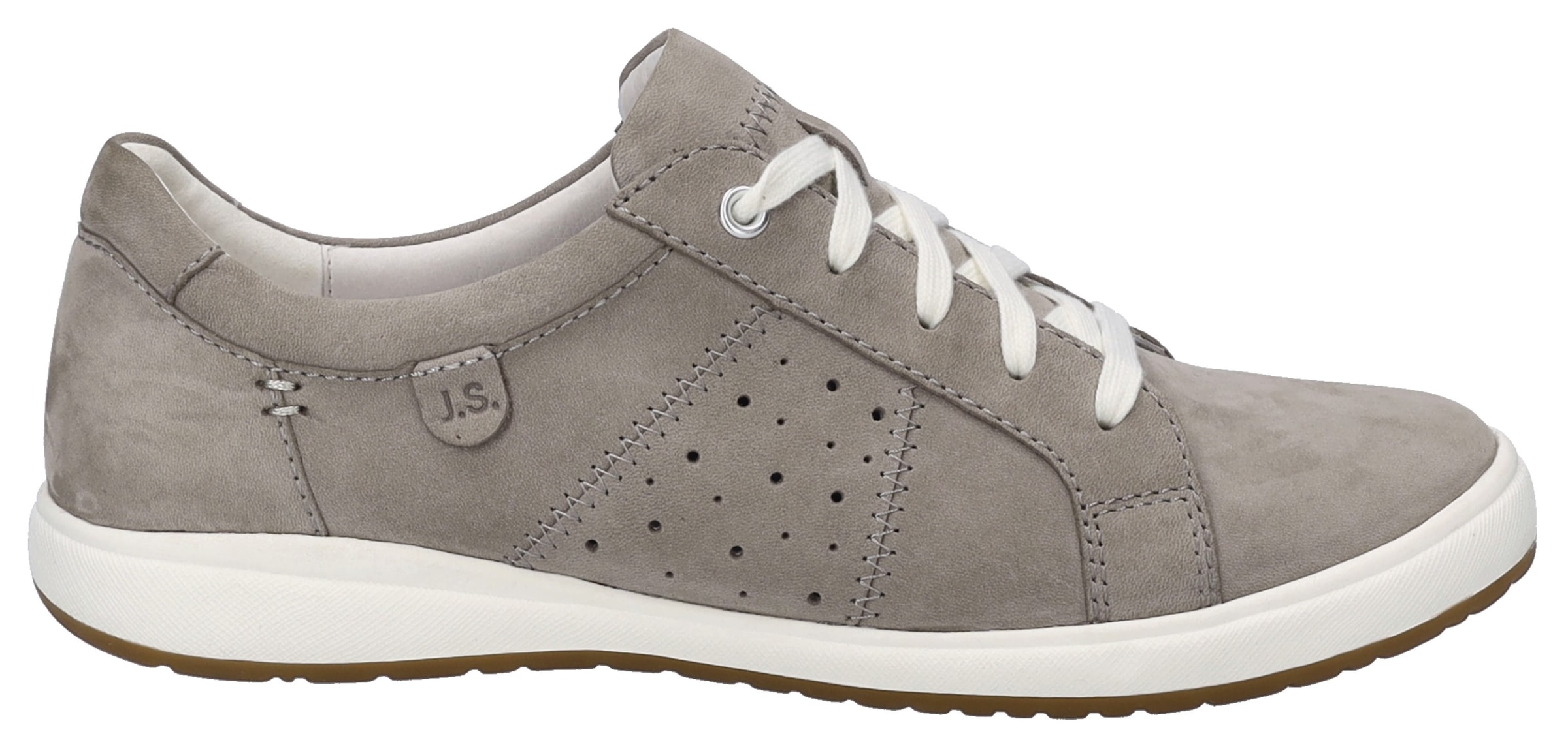 Josef Seibel Sneaker »CAREN 01«, Freizeitschuh, Halbschuh, Schnürschuh mit gepolstertem Schaftrand