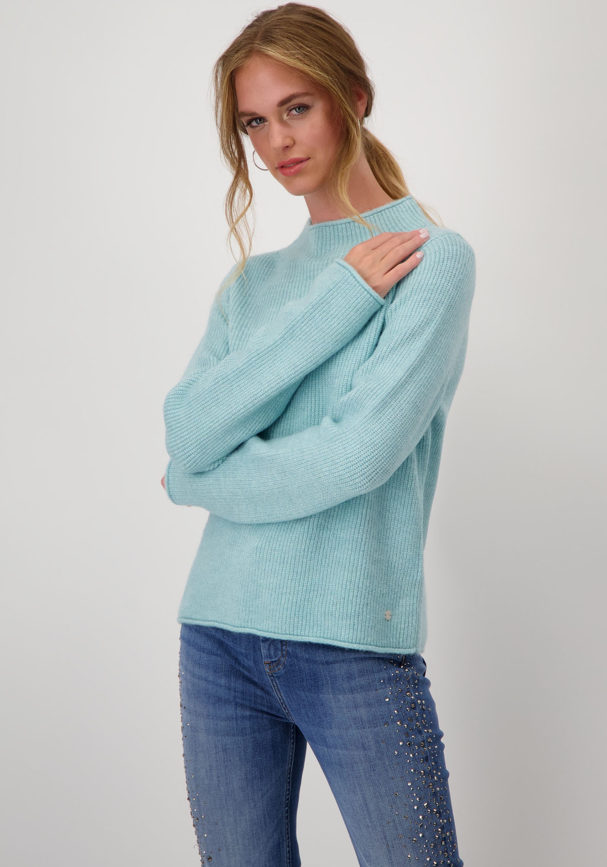 Monari Strickpullover »Pullover Flausch«, in flauschiger Qualität