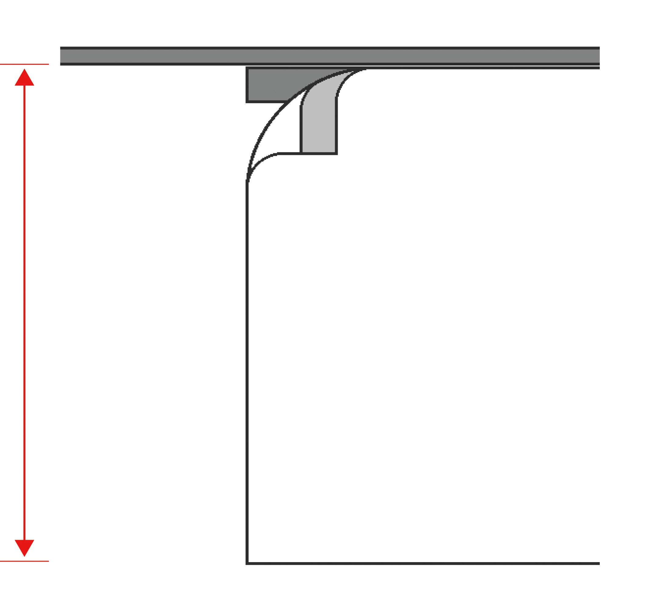 Neutex St.), for 245x60 BAUR HxB: »Biella«, | bestellen (1 Schiebegardine you!