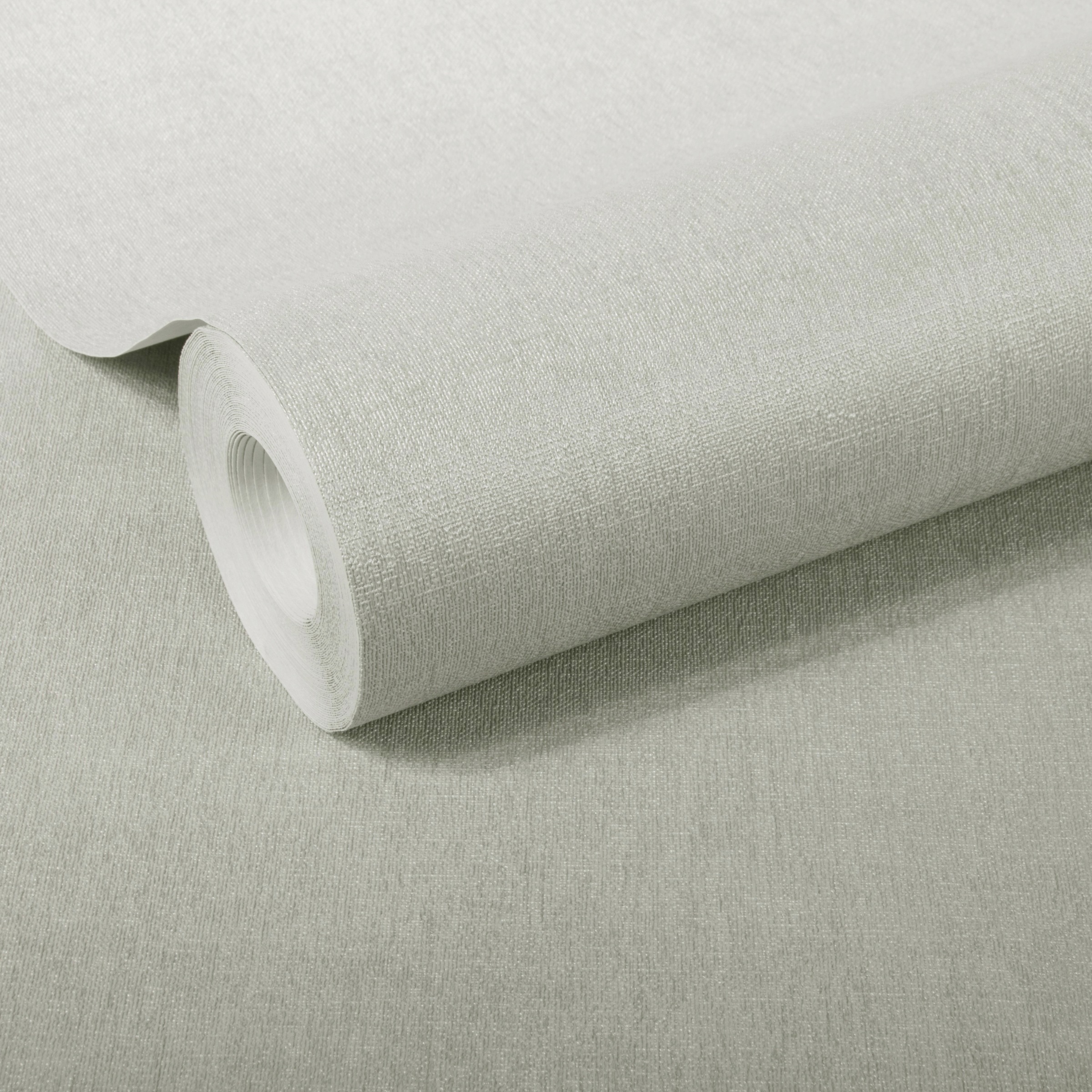 Thumbnail - WOW Vliestapete "Linien Uni" Leinenoptik geprägt Grau - 10m x 52cm