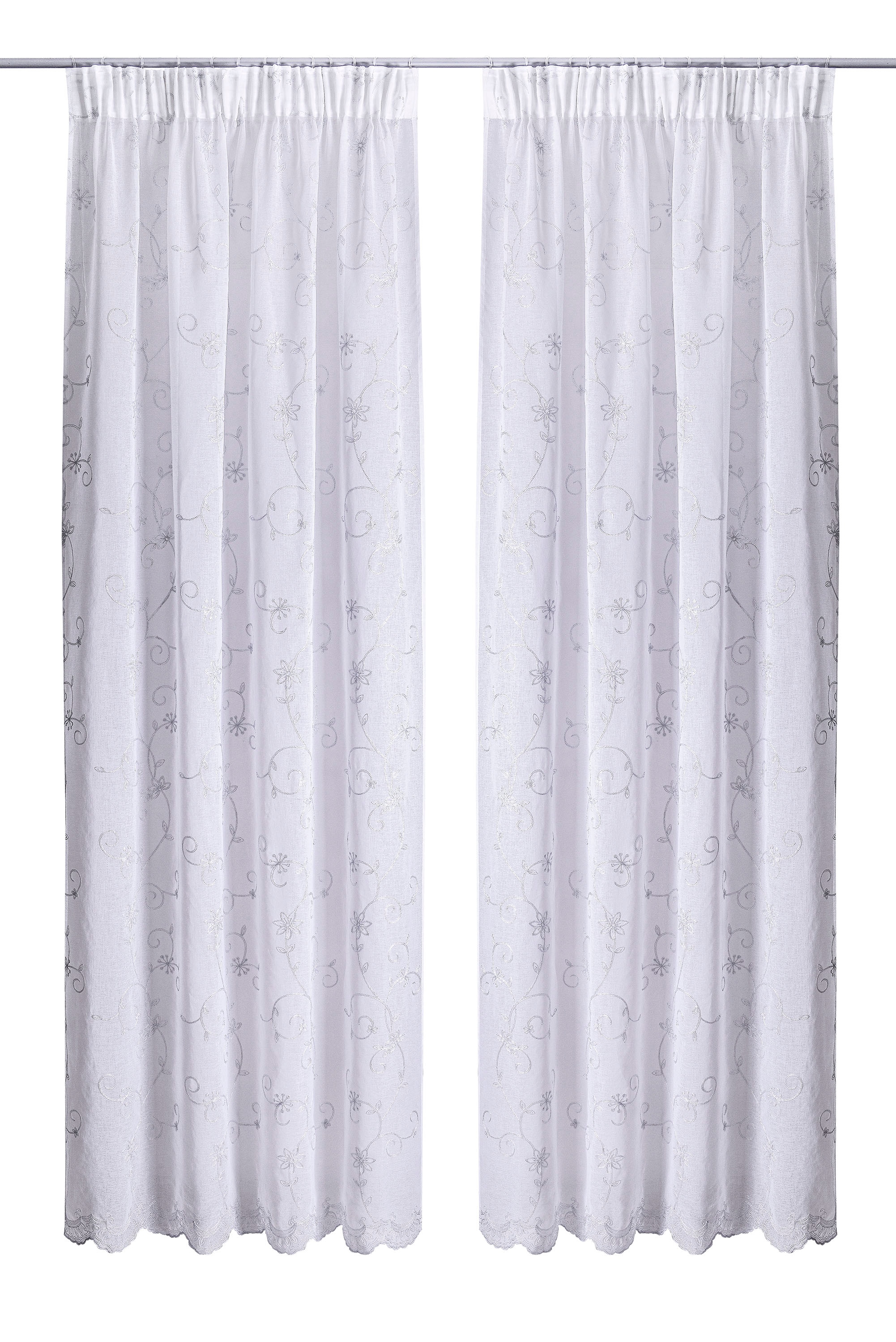 Home affaire Gardine "Bisel" Multifunktionsband 1 Stk. tlg. günstig online kaufen