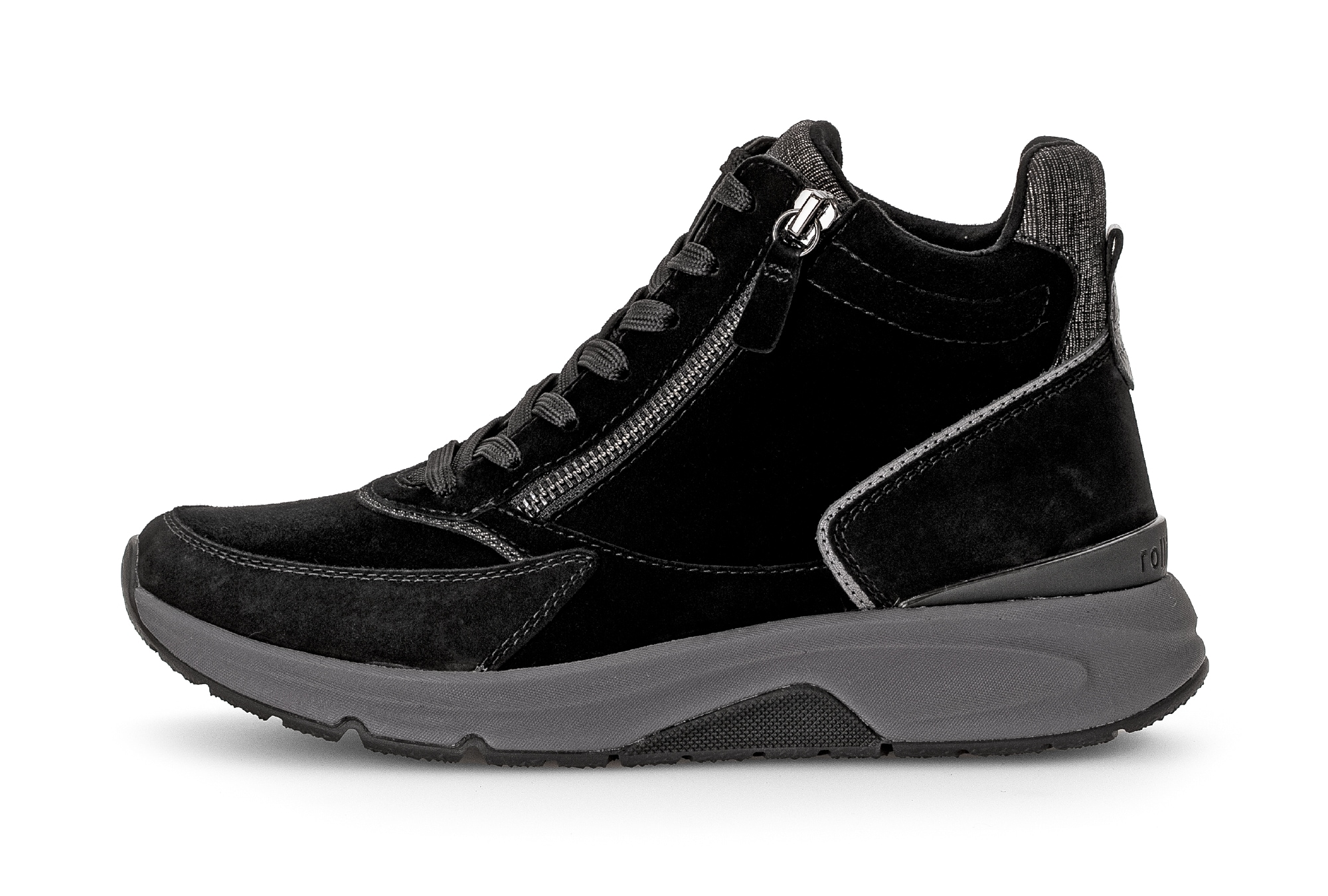 Gabor Rollingsoft Sneaker, Sneakerboots, Schnürboots mit Wechselfußbett