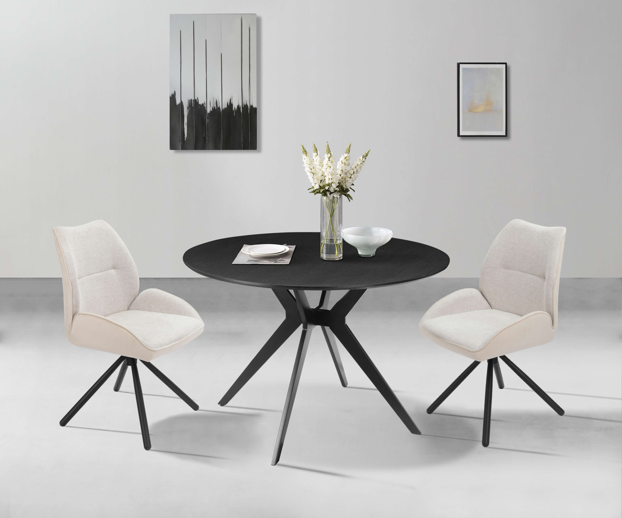 OTTO home Esstisch "La Roche" Gestell aus Metall, fühlbare Struktur, Höhe 7 günstig online kaufen