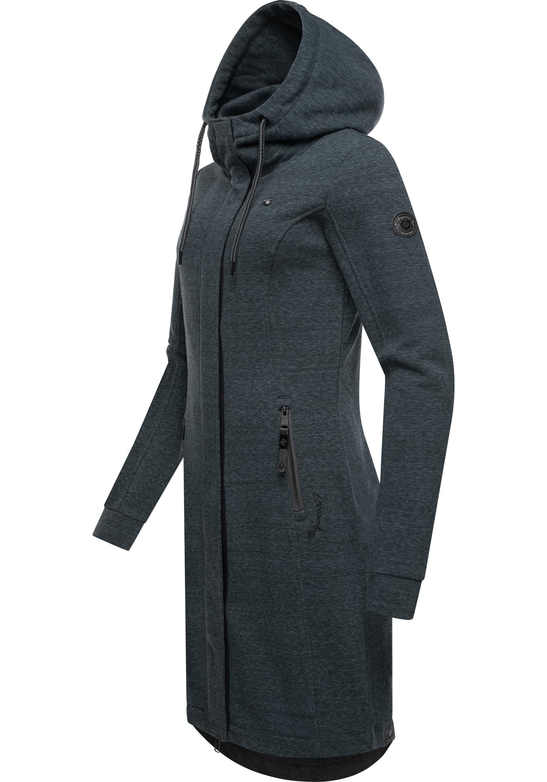 BAUR bestellen Fleece | aus Kurzmantel Ragwear Long«, für Kapuze mit »Letti Übergangsjacke