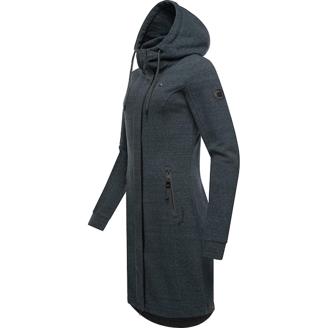 Ragwear Kurzmantel »Letti Long«, Übergangsjacke aus Fleece mit Kapuze für  bestellen | BAUR