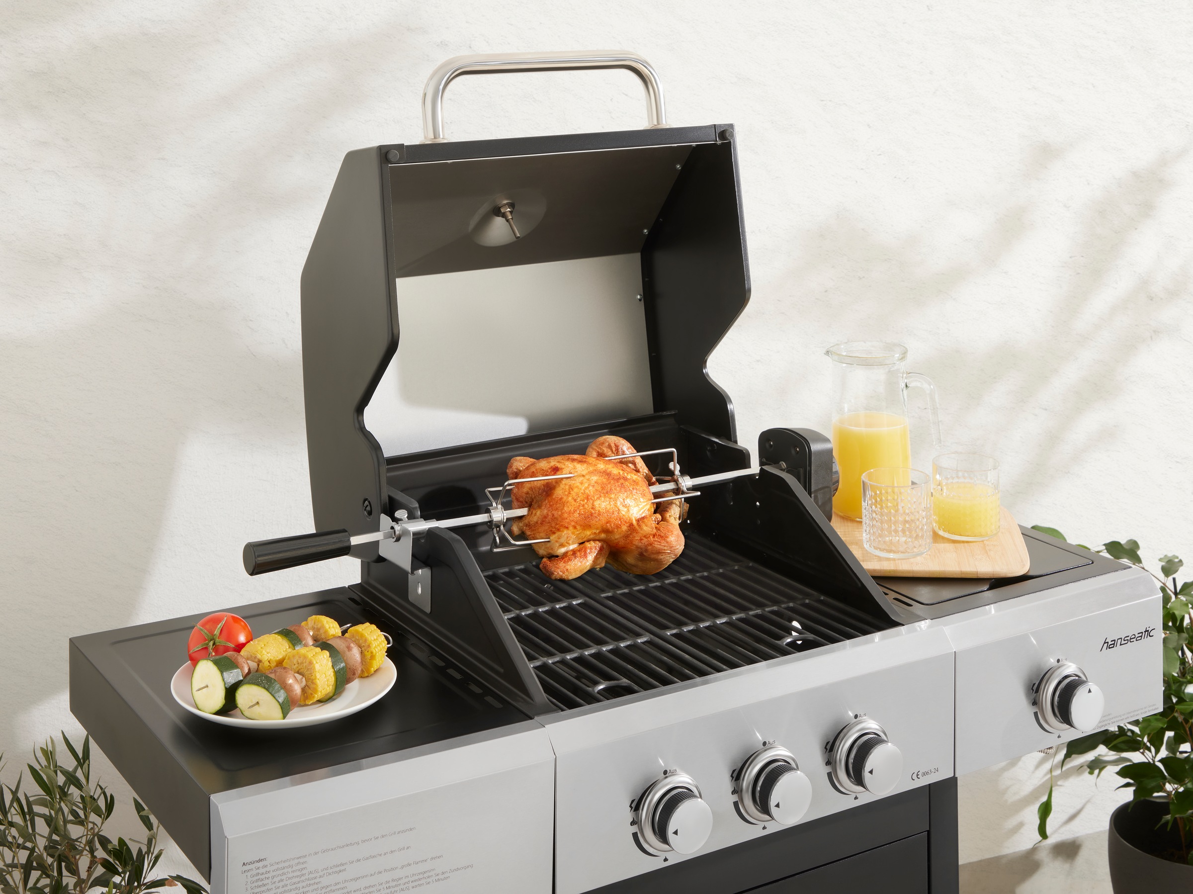Hanseatic Grillspieß, 104 cm Länge günstig online kaufen
