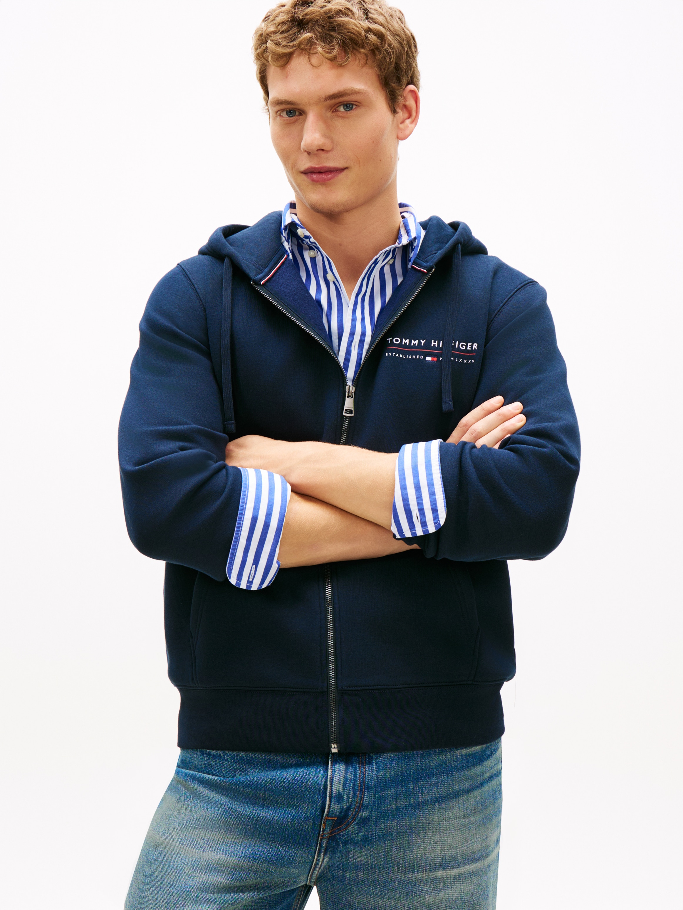 Tommy Hilfiger Kapuzensweatjacke "BRAND LOVE"