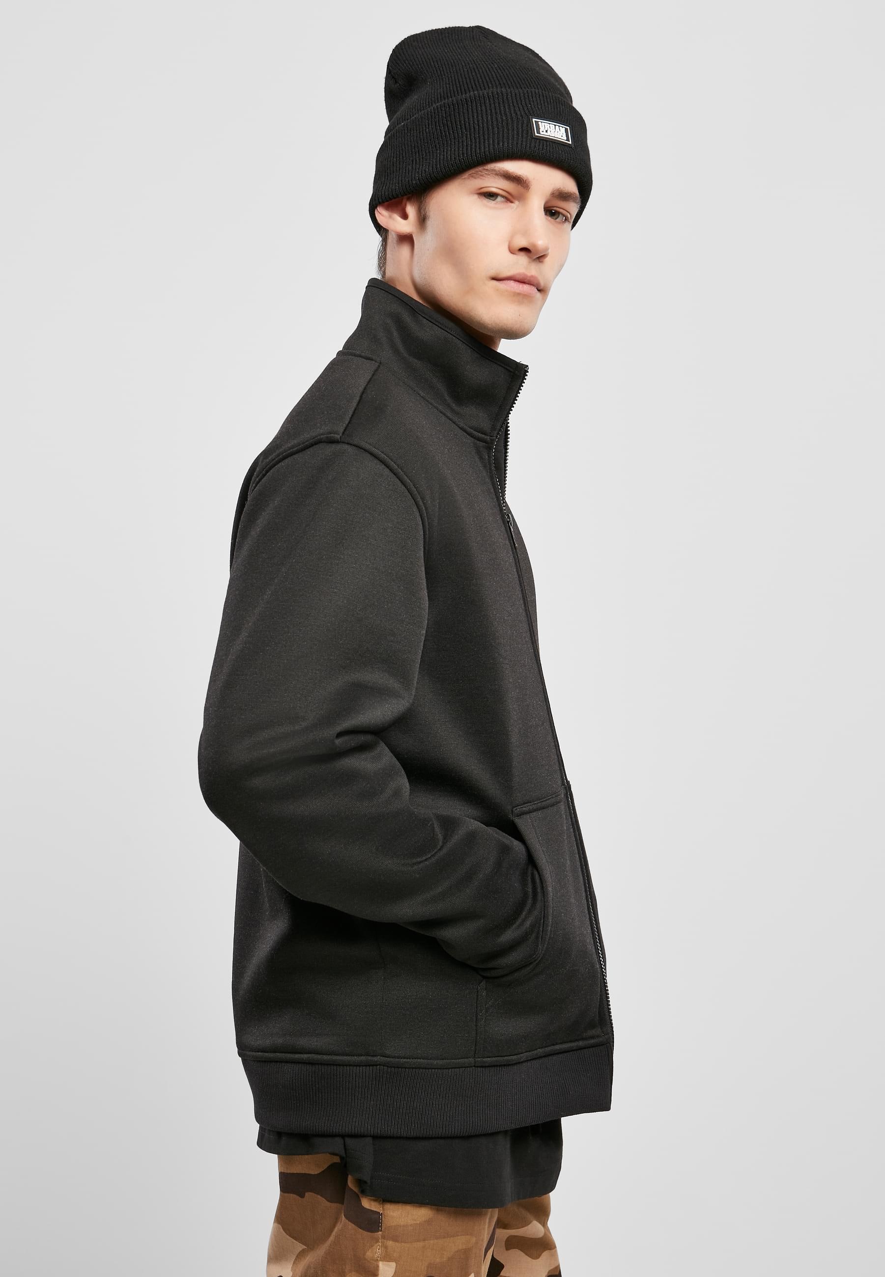 URBAN CLASSICS Anorak »Urban Classics Herren Teddy Bonded Zip Jacket«, (1 St.), ohne Kapuze