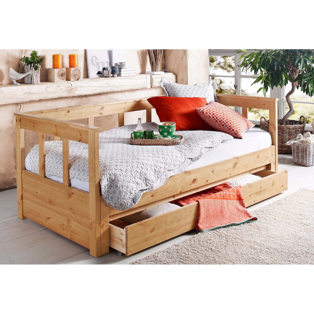 Home affaire Schublade »"AIRA" passend zum Daybed,«, aus massivem Holz (Kiefer)